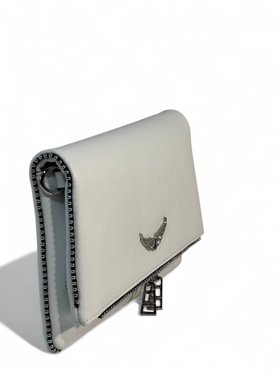 🤍 ZADIG & VOLTAIRE White Rock Crystal Wing Bag 🤍