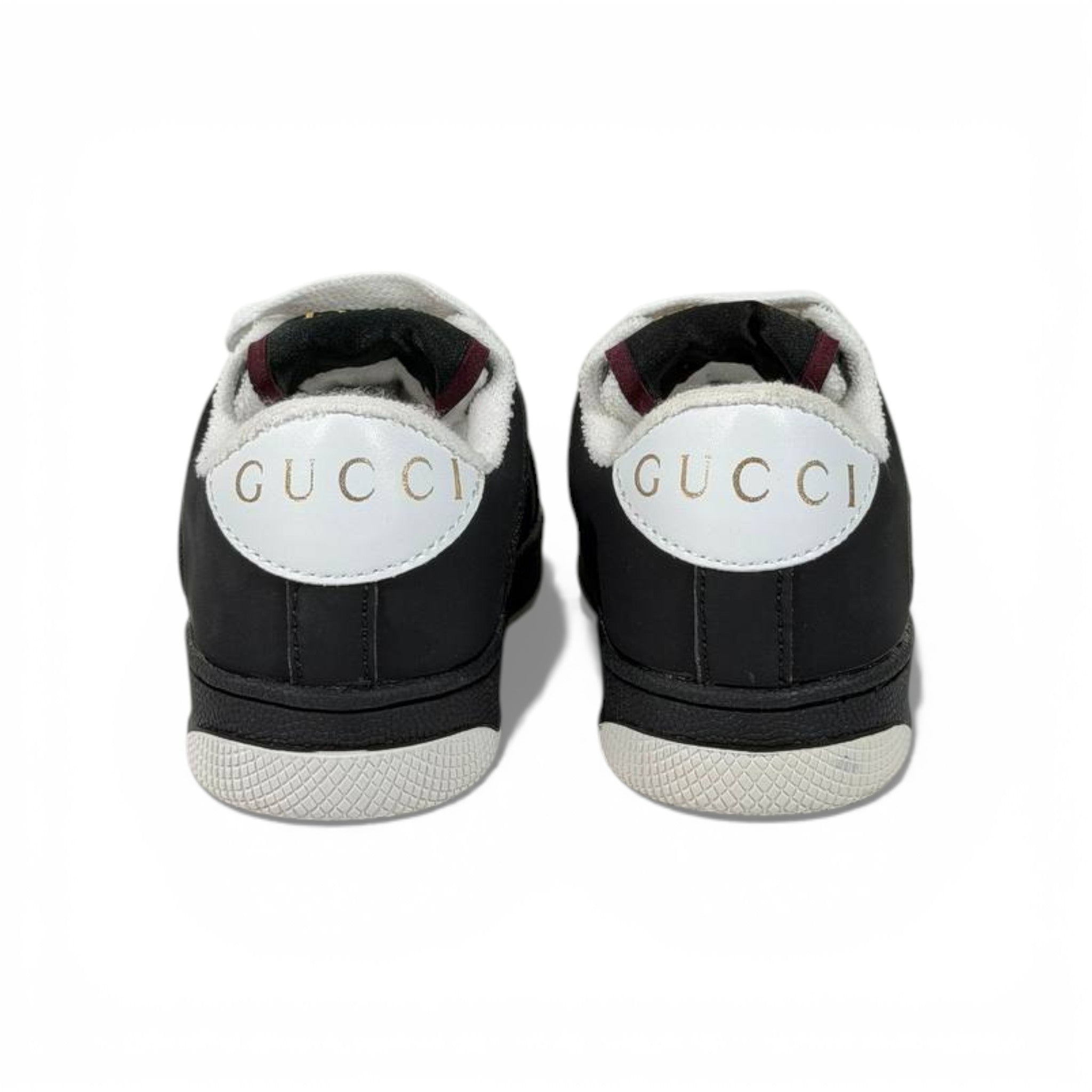 Gucci Kids Black Sneakers – Classic Style with Sparkle Details ✨👟