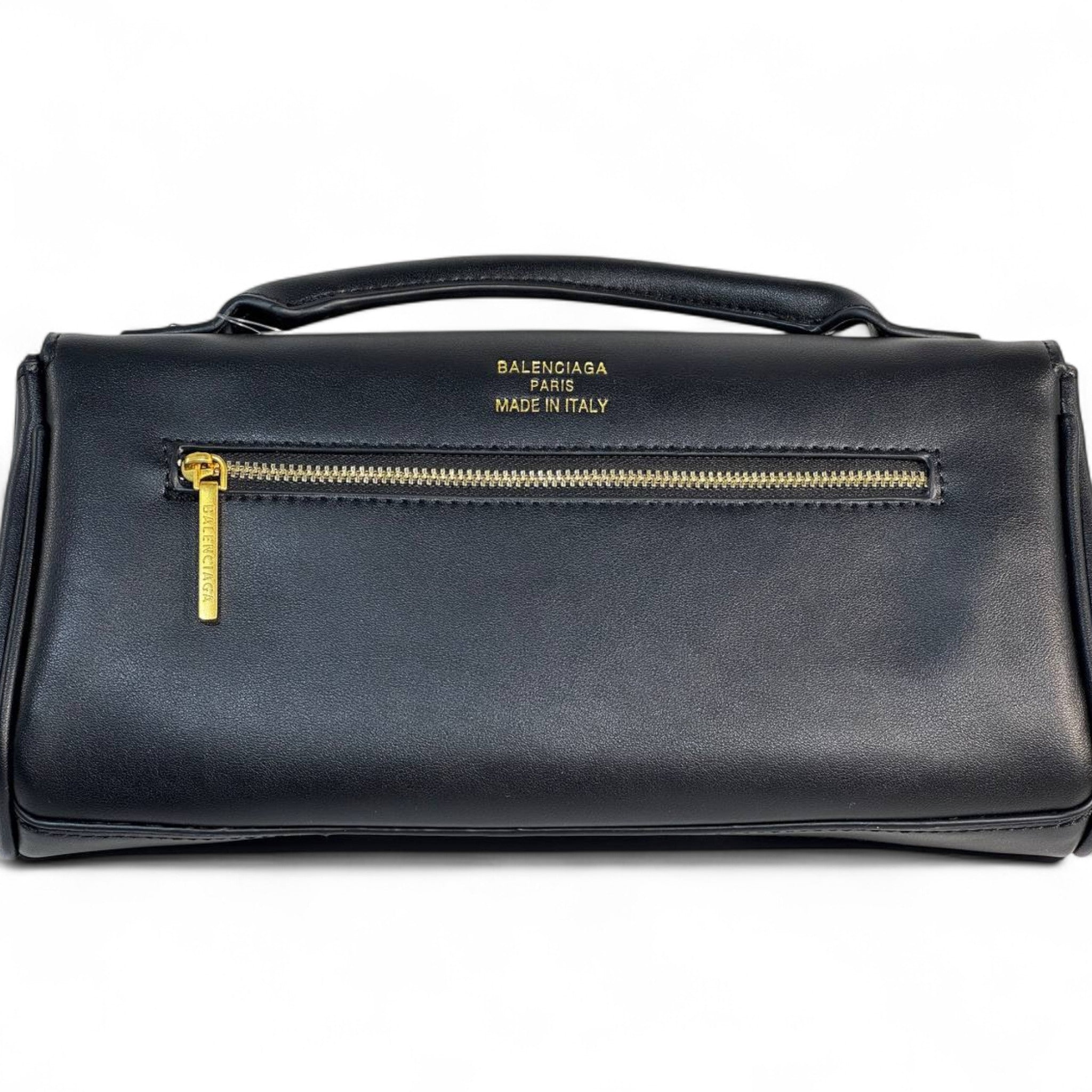 Balenciaga Black Leather Handbag 🖤 | Timeless Parisian Chic & Italian Craftsmanship