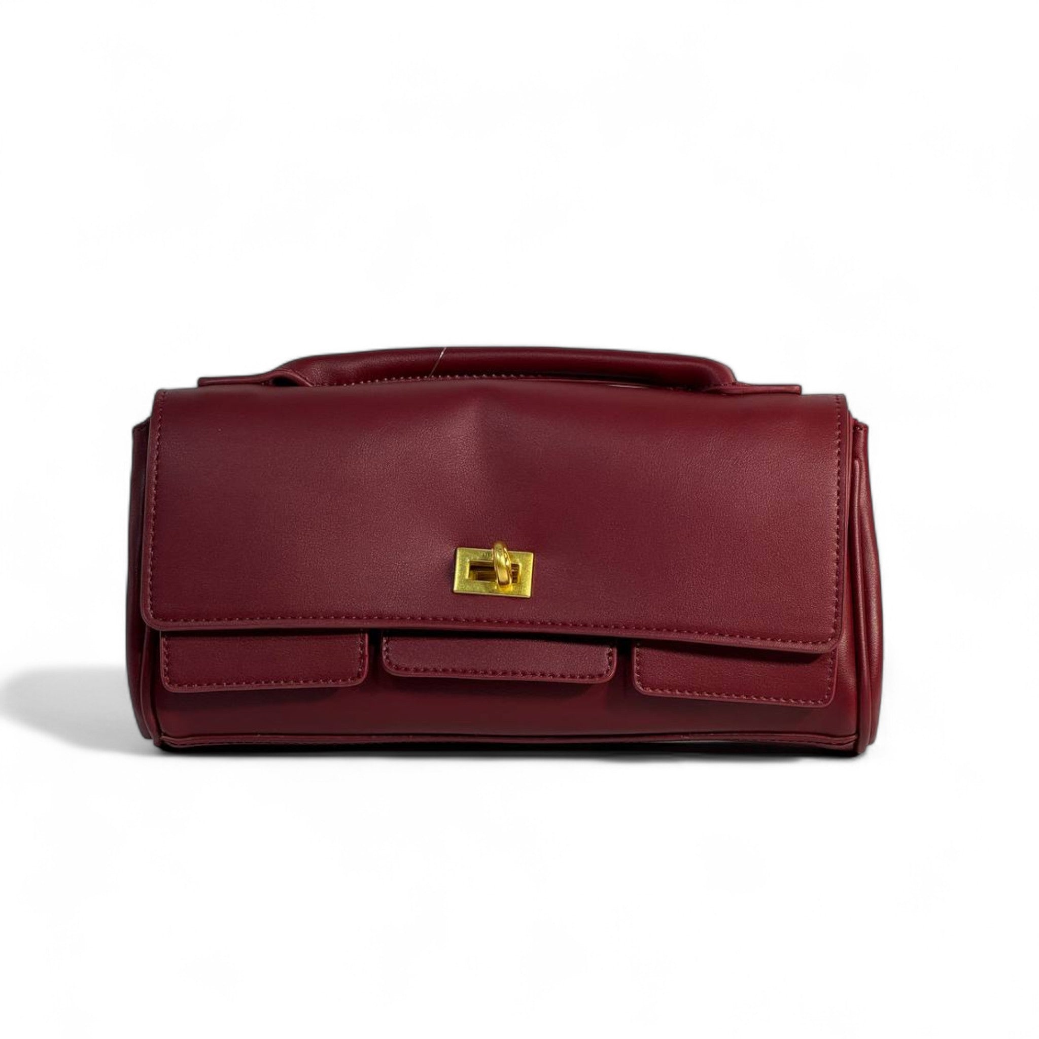 Balenciaga Burgundy Leather Handbag ❤️ | Parisian Elegance & Italian Craftsmanship