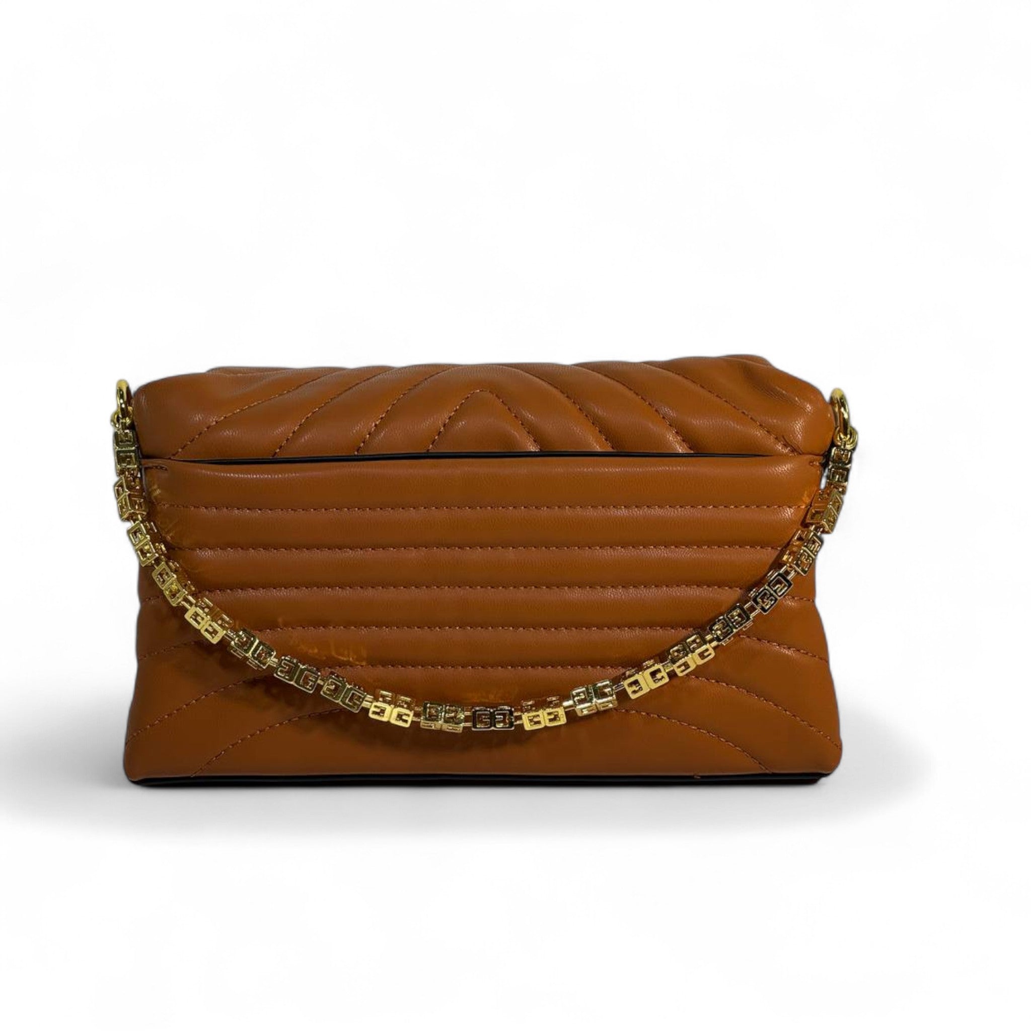 Givenchy Tan Quilted Leather Bag 🧡 | Gold 4G Icon Shoulder Bag