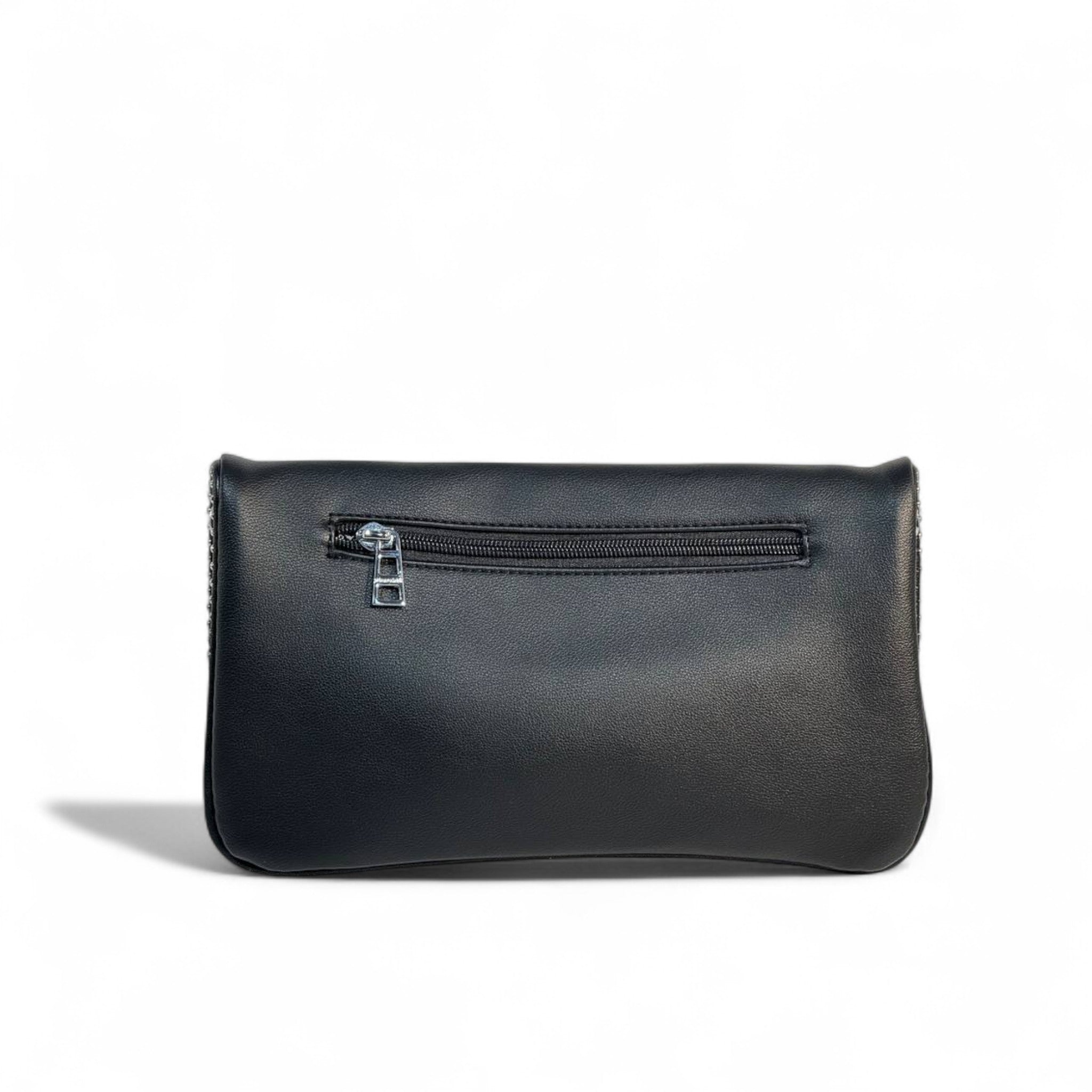 Zadig & Voltaire Crystal Wings Clutch 💎 | Studded Black Evening Bag