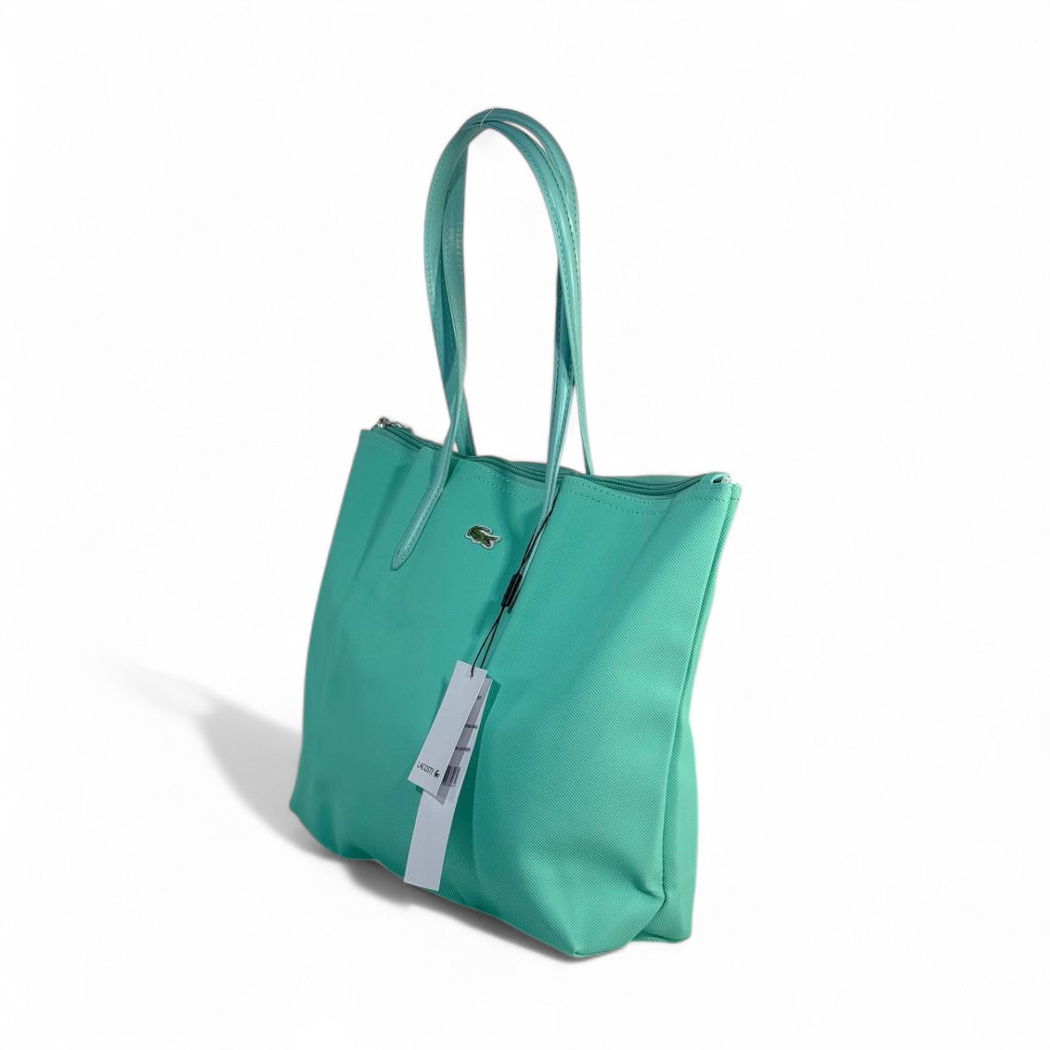 💚 Lacoste Large Classic Tote — Mint Green Edition 💚