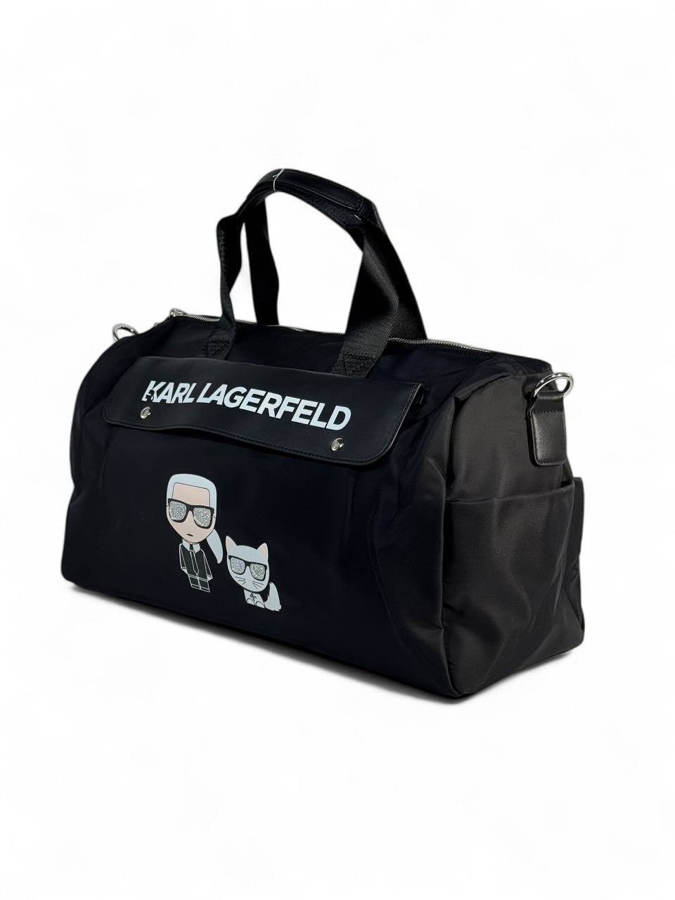 🖤 Karl Lagerfeld “Karl & Choupette” Duffle Bag — Limited Icon Edition 🖤