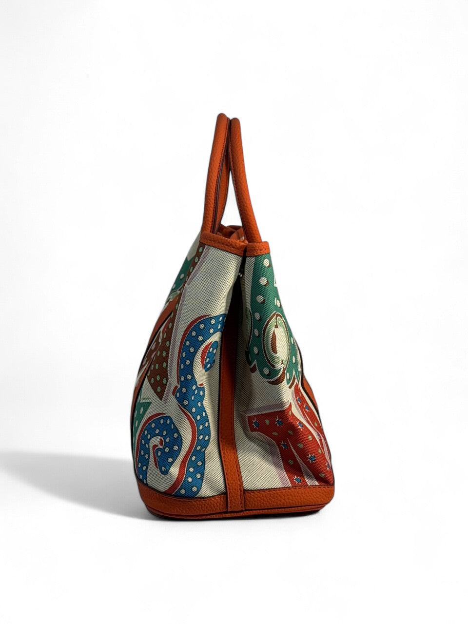 🧡 Hermès-Inspired Canvas Tote — Orange Pop Edition 🧡