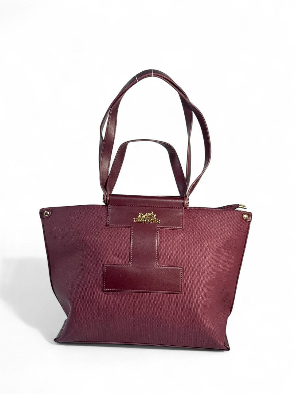 👜 Hermès-Inspired Tote Set — Burgundy Elegance Edition 🍷