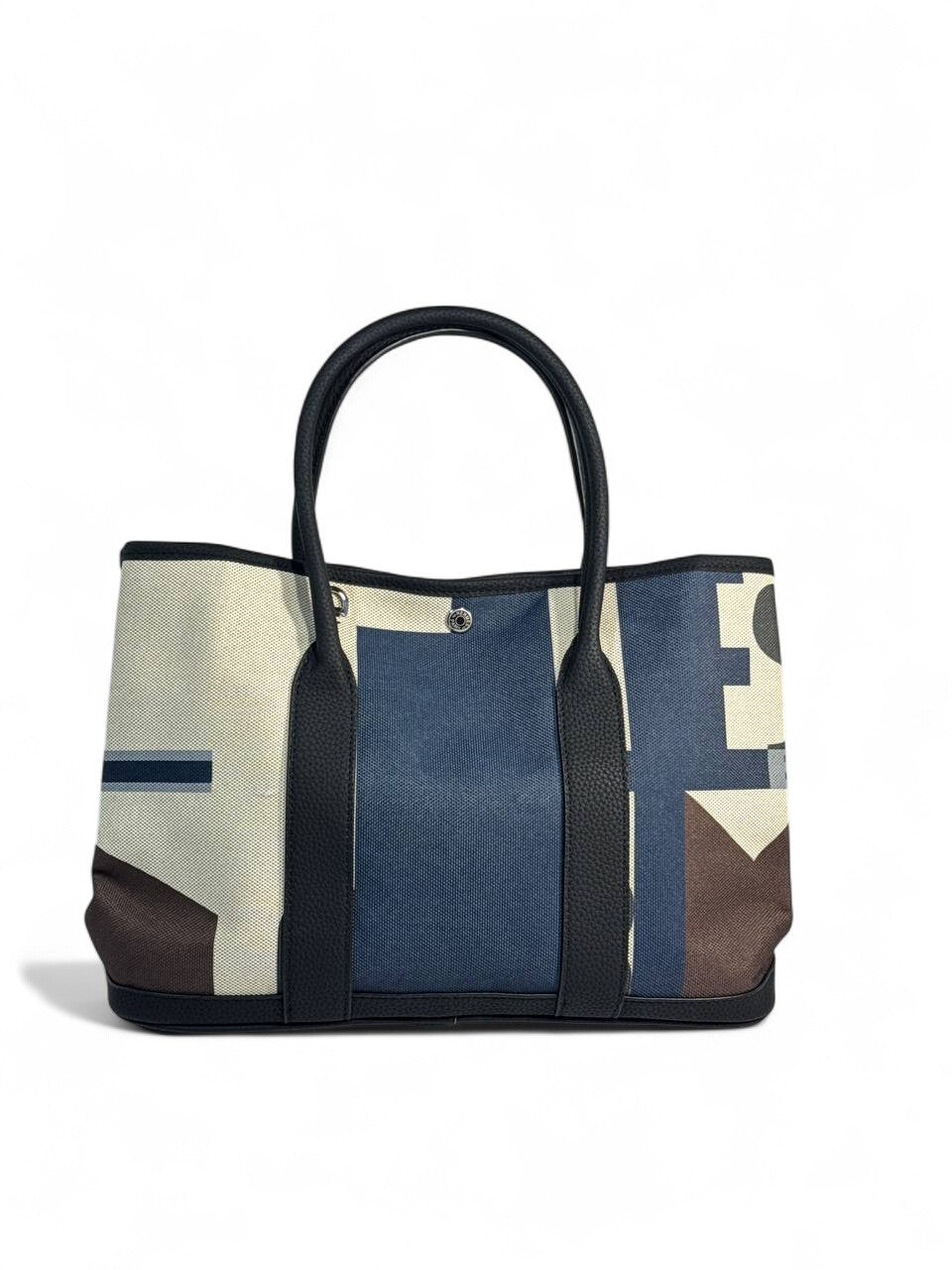 🖤 Hermès-Inspired Canvas Tote — Noir Edition 🖤