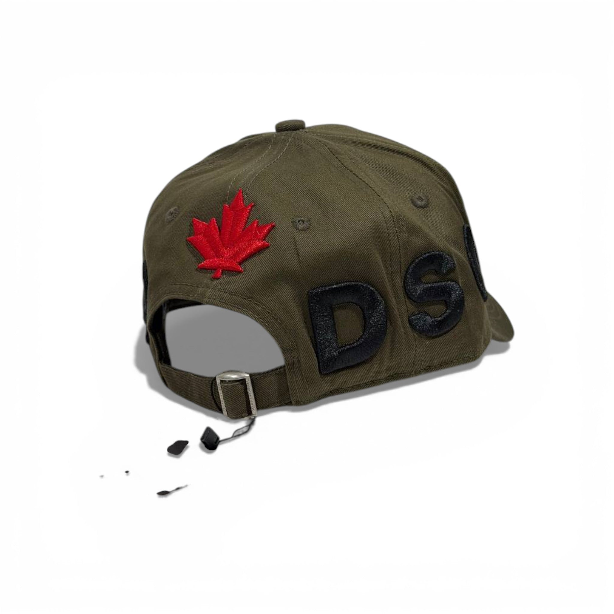 🧢 Dsquared2 Olive Green Logo Baseball Cap – Luxury Streetwear Style 🌿🔥