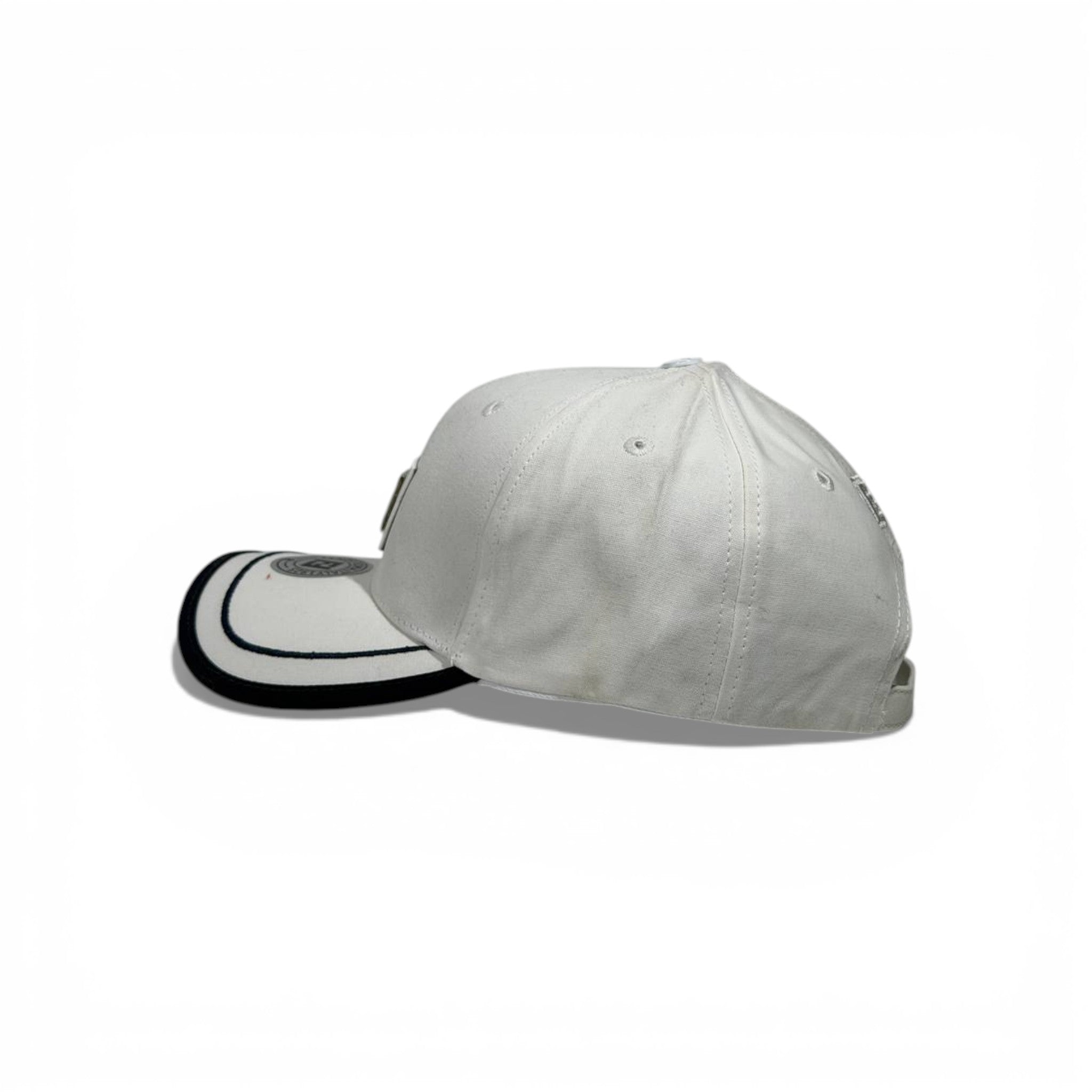 🧢✨ Fendi Roma Logo Baseball Cap – White Luxury Edition 🤍