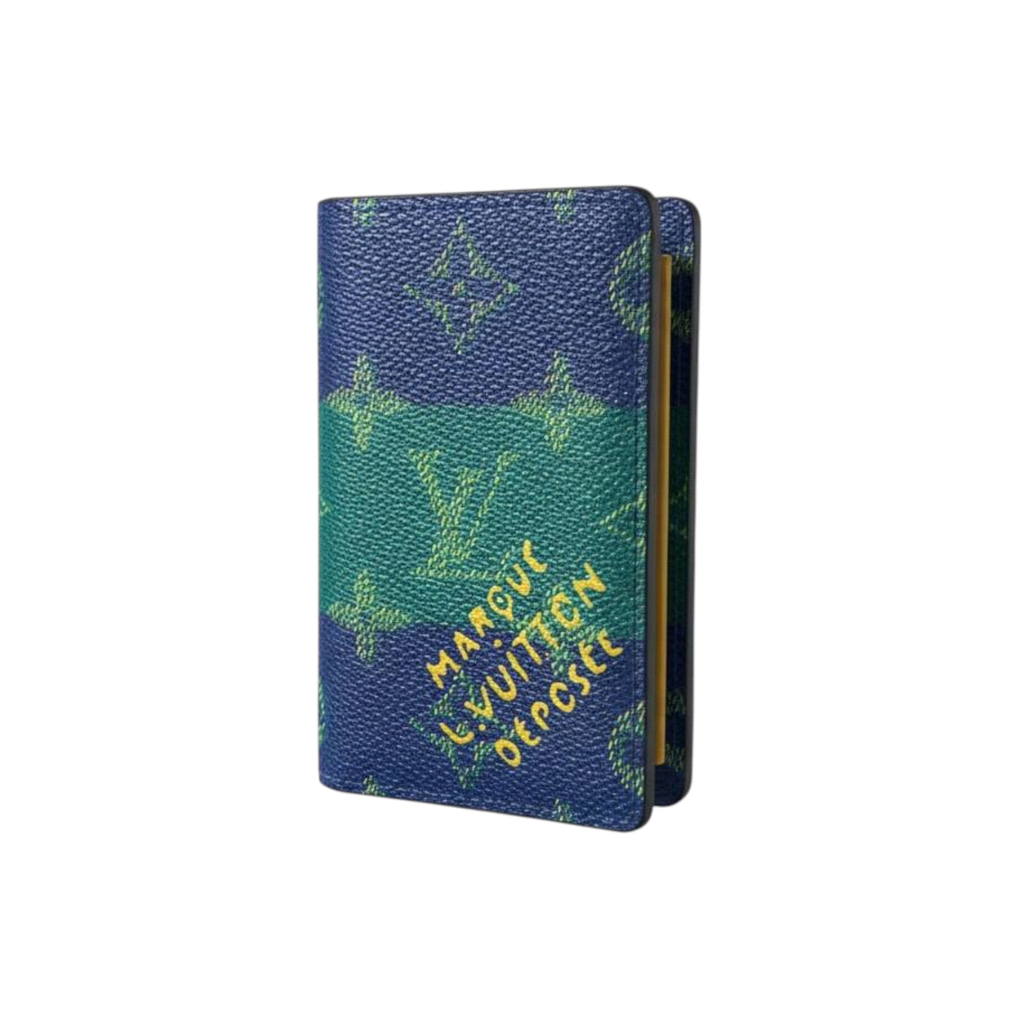 👛 Louis Vuitton “Margot Vuitton Otepsée” Card Holder – Blue & Green Monogram Edition