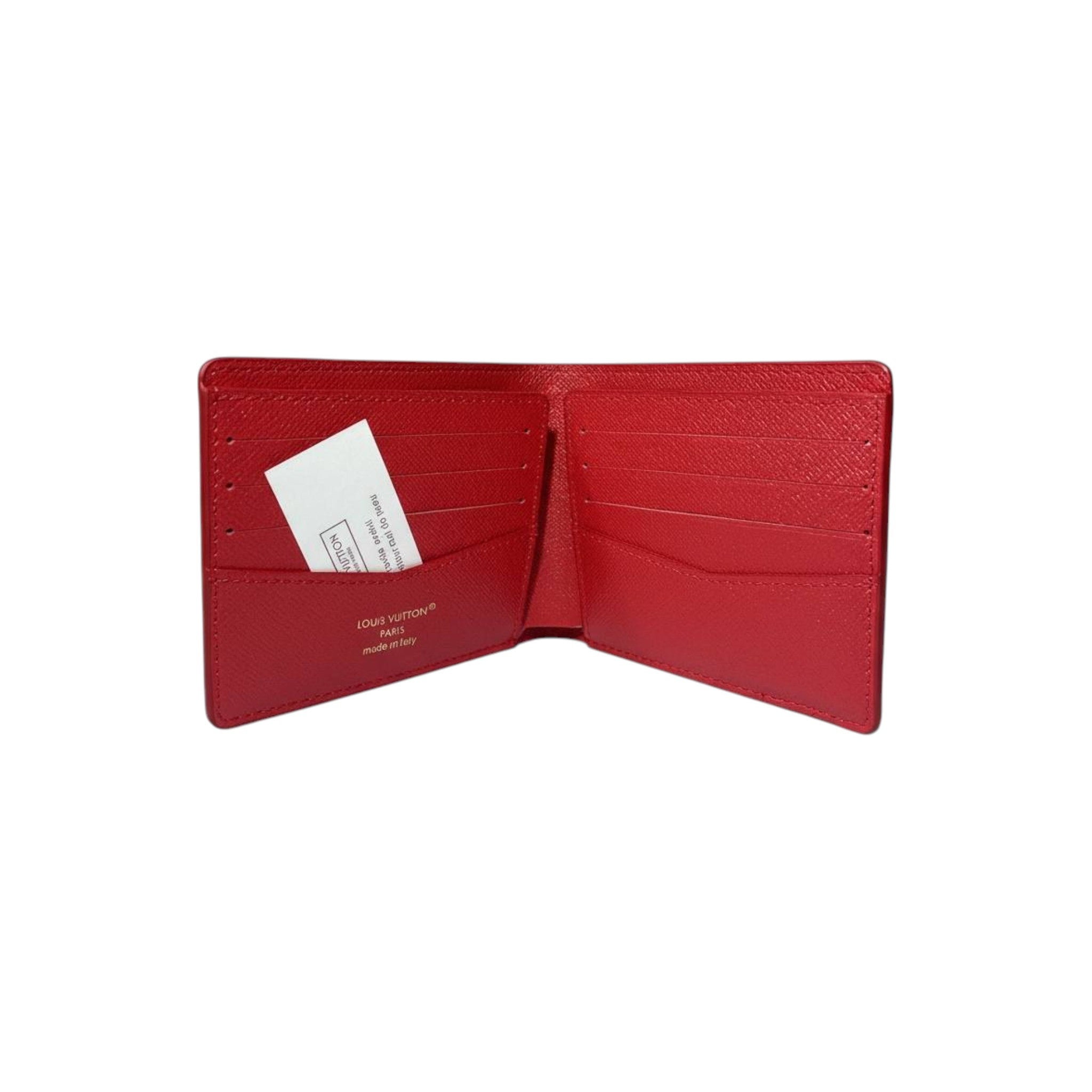 👛 Louis Vuitton “Margot L. Vuitton Otepsée” Card Holder – Red Monogram Art Edition
