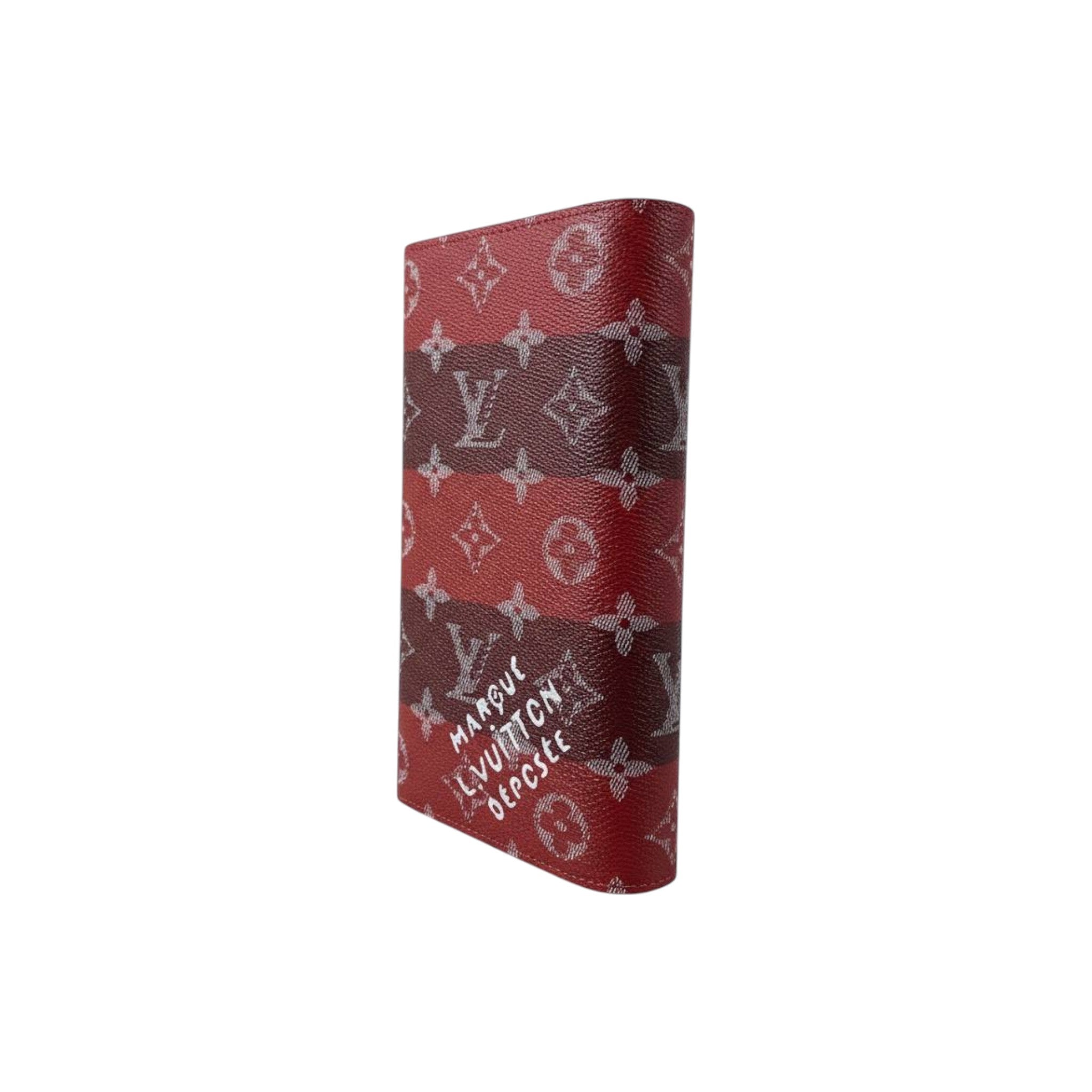 👛 Louis Vuitton “Margot L. Vuitton Otepsée” Long Card Holder – Red Monogram Art Edition