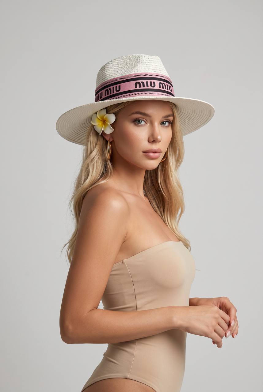 🤍 Miu Miu Riviera Straw Hat 🎀✨
