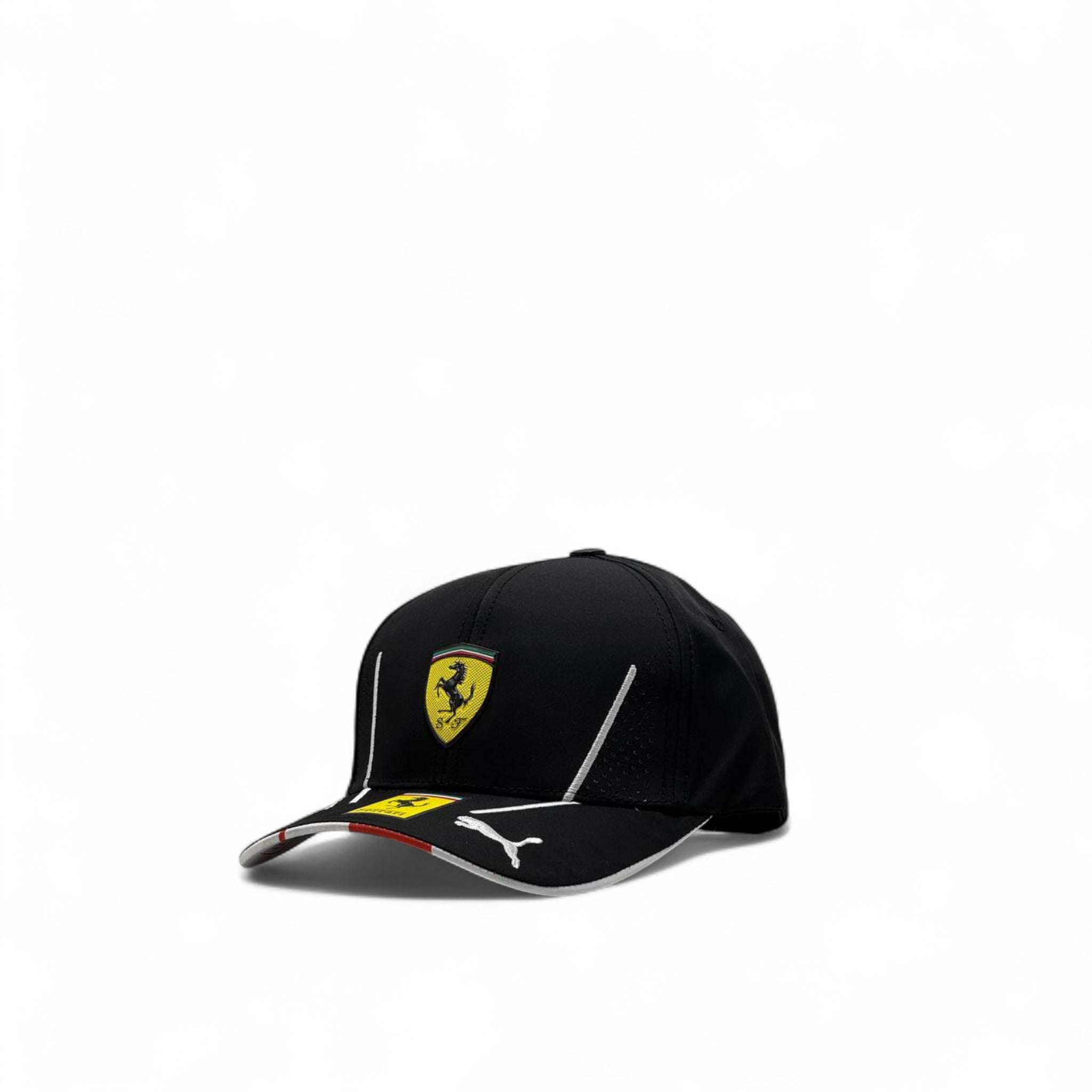 Ferrari x Puma Racing Cap โ Black Edition ๐๐ค