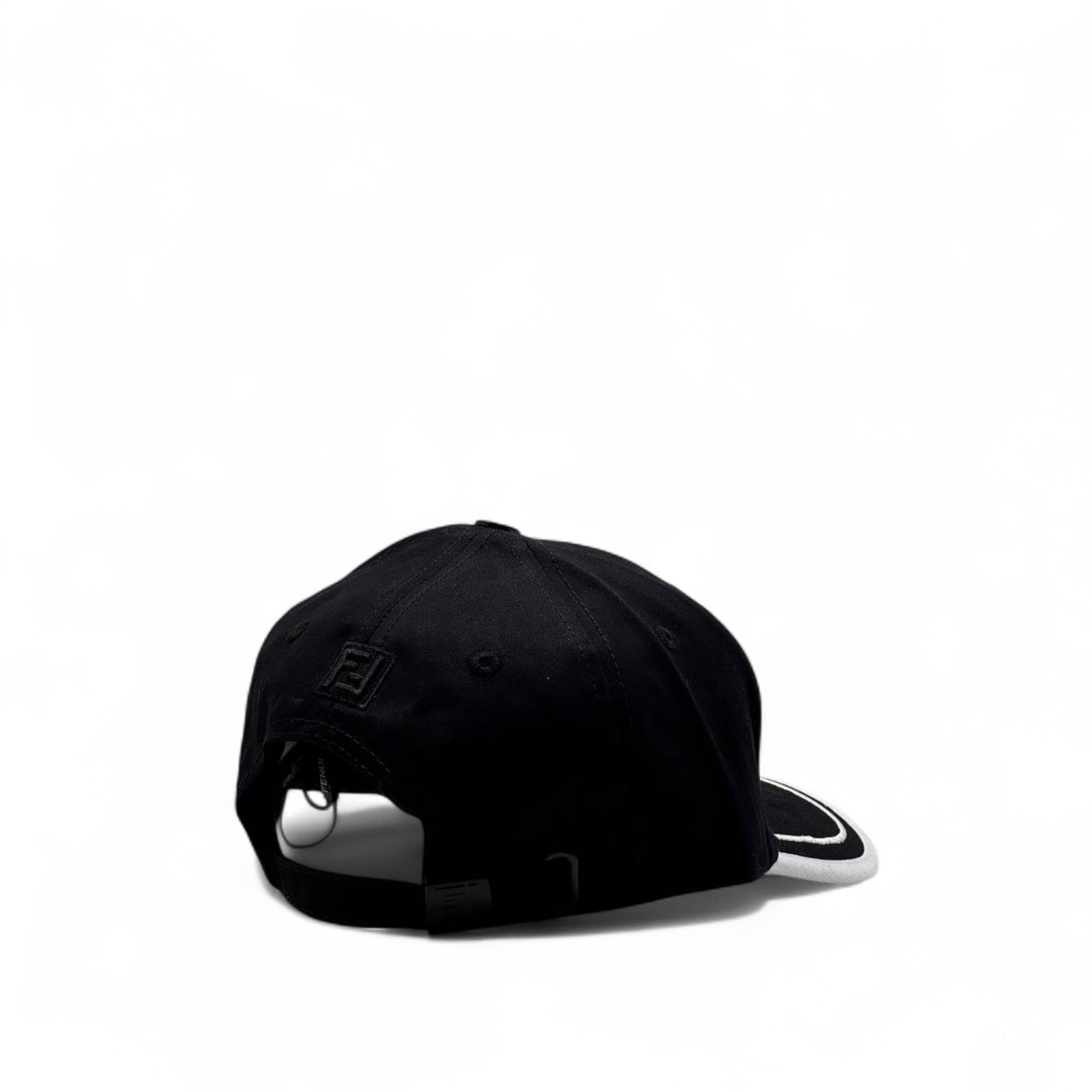 Fendi Black Logo Plaque Cap – Roma Edge Edition 🧢🇮🇹