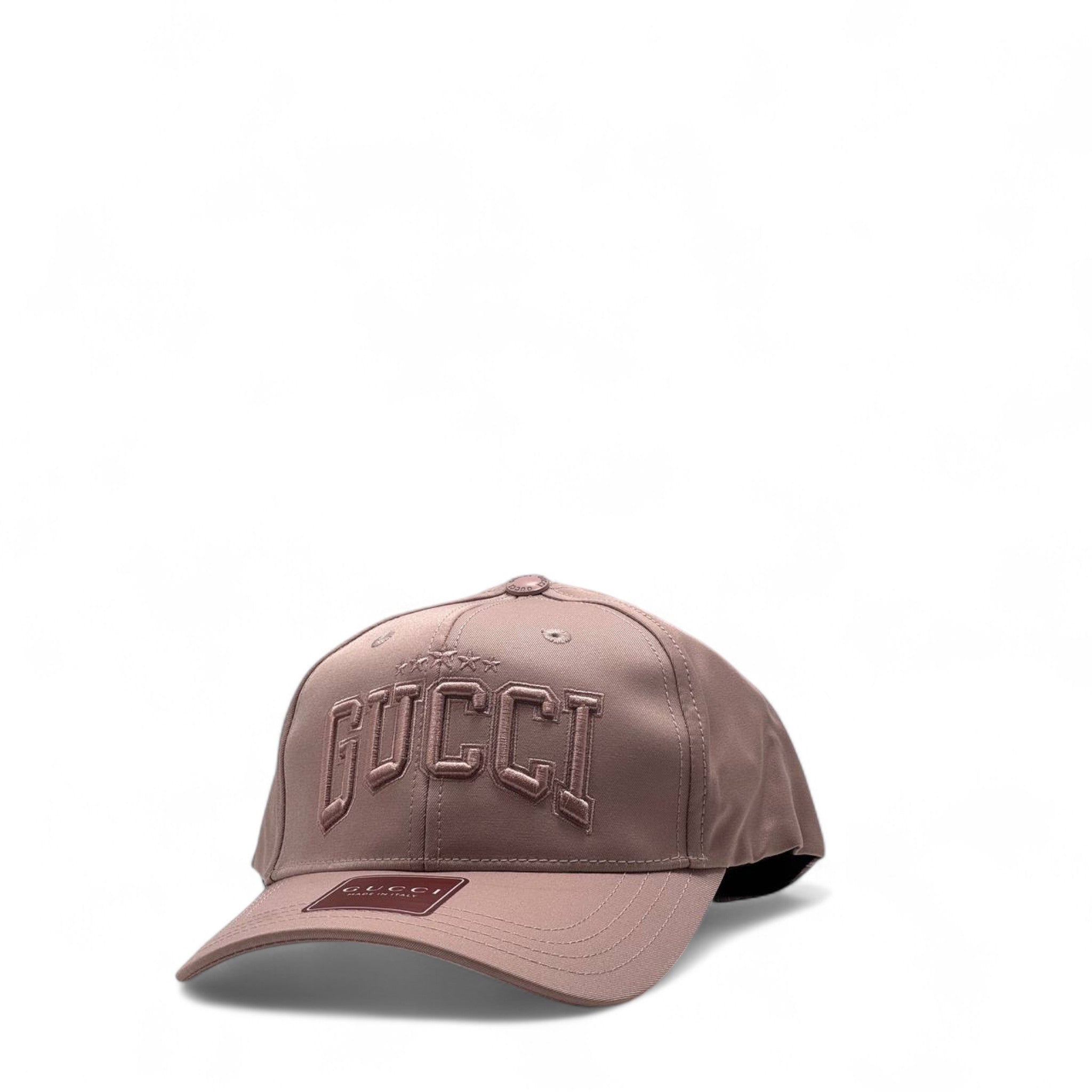 Gucci Pink Logo Cap โ Soft Elegance Meets Bold Style ๐โจ
