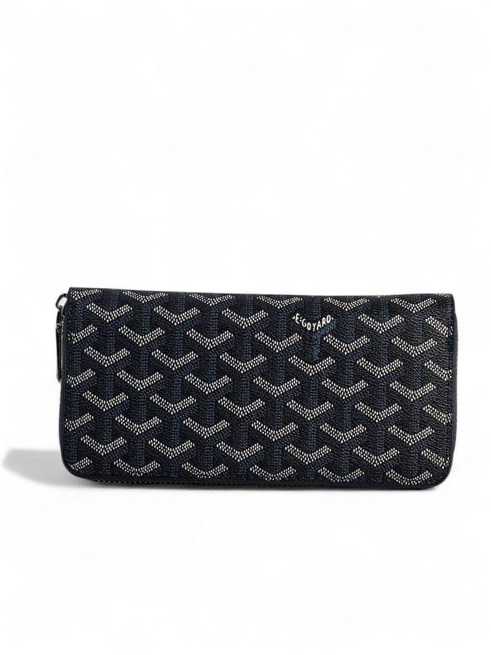 Goyard-Inspired Black Clutch – Timeless Elegance in Every Detail 🖤✨