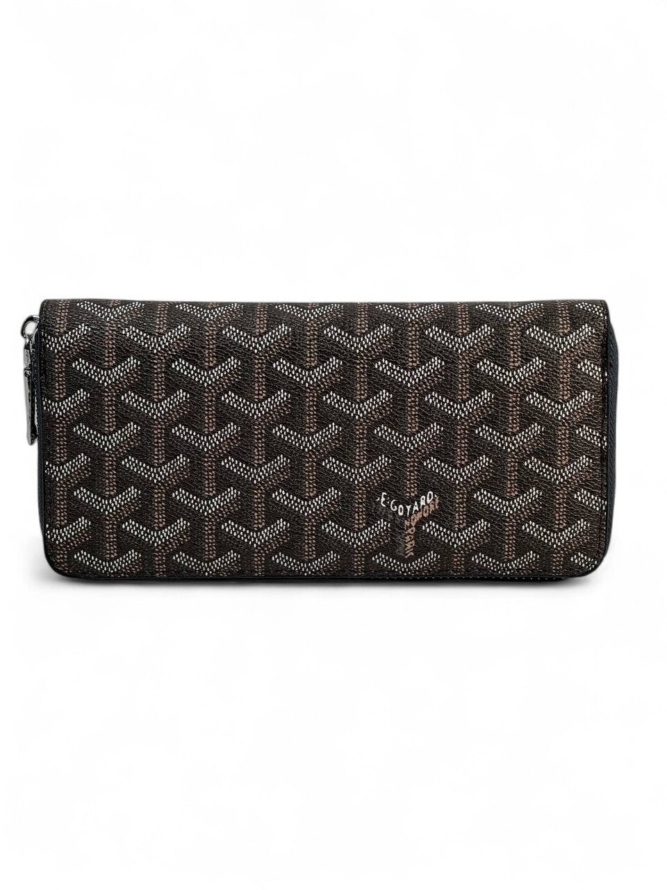Goyard-Inspired Chocolate Brown Clutch – Subtle, Sophisticated & Timeless 🤎✨
