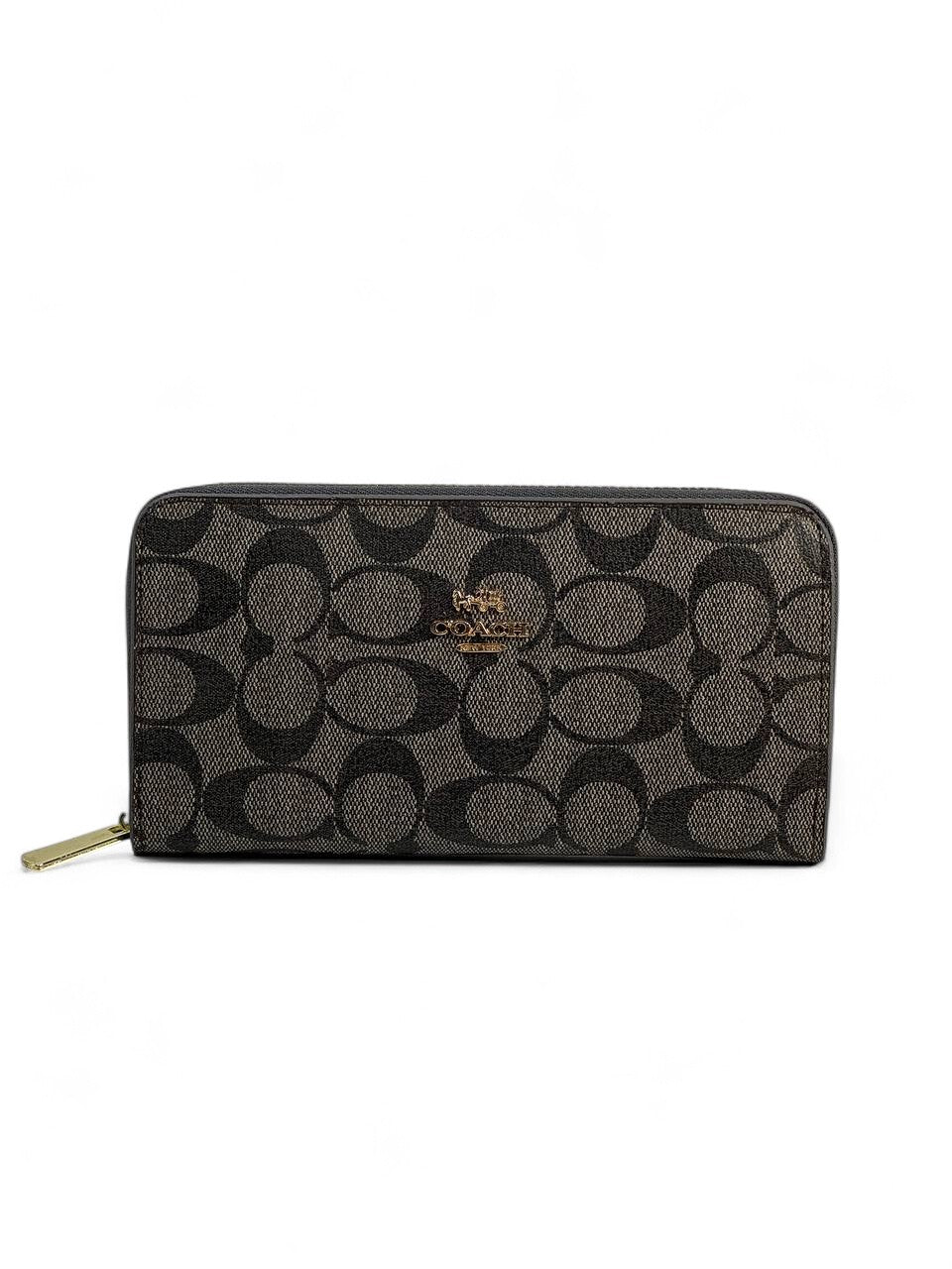 Coach-Inspired Signature Zip Wallet – Effortless Sophistication in Every Detail 🖤✨