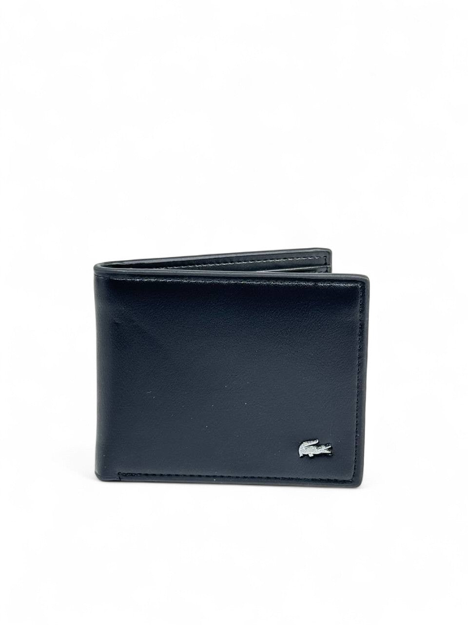 Lacoste-Inspired Classic Black Wallet – Timeless Simplicity, French Luxury 🐊🖤
