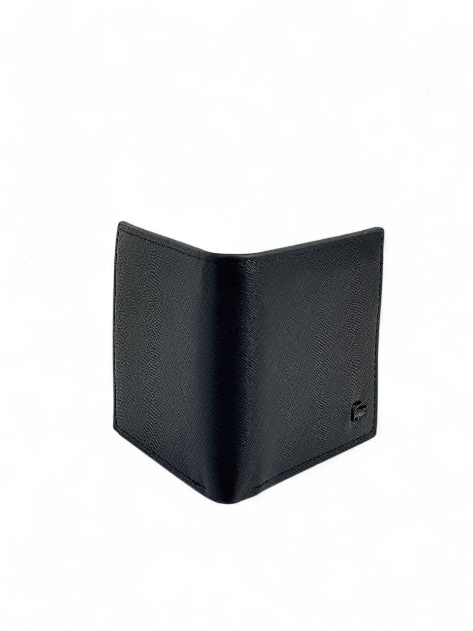 Lacoste-Inspired Matte Black Wallet – Subtle Power, Effortless Precision 🐊✨