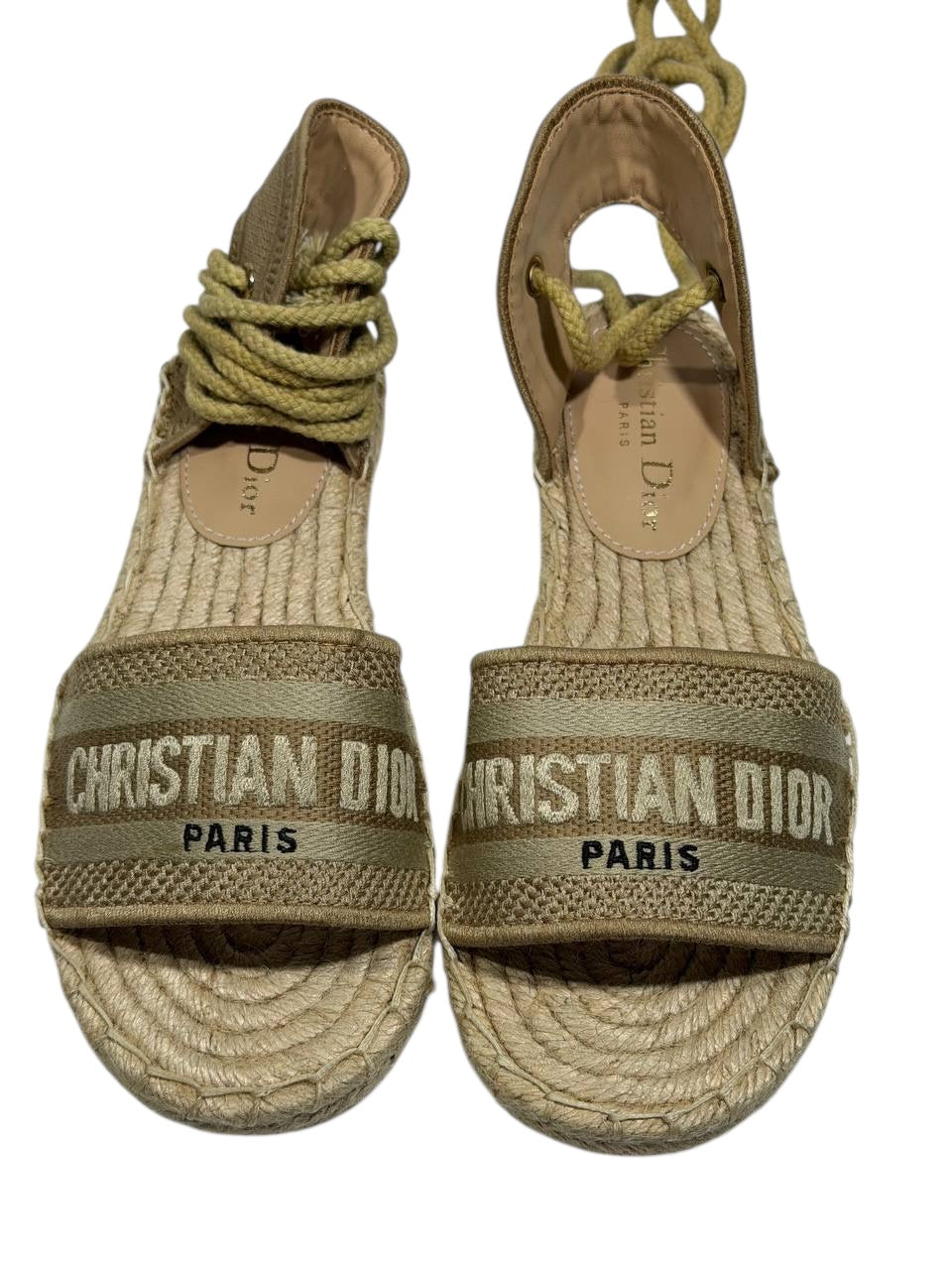 Dior Dior Granville Espadrille Sandals – Beige 🤎✨