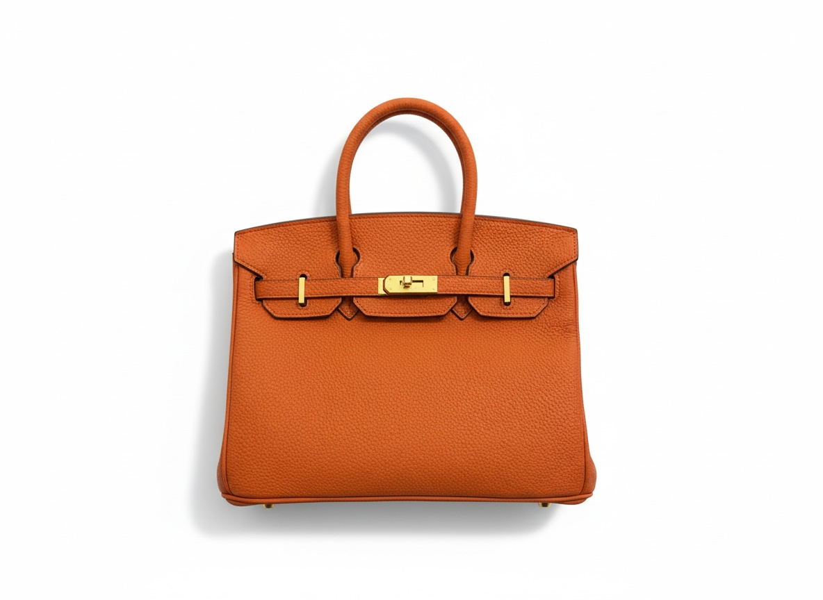 Hermès Birkin Orange Bag with Charms 🧡✨ | Iconic Playful Luxury