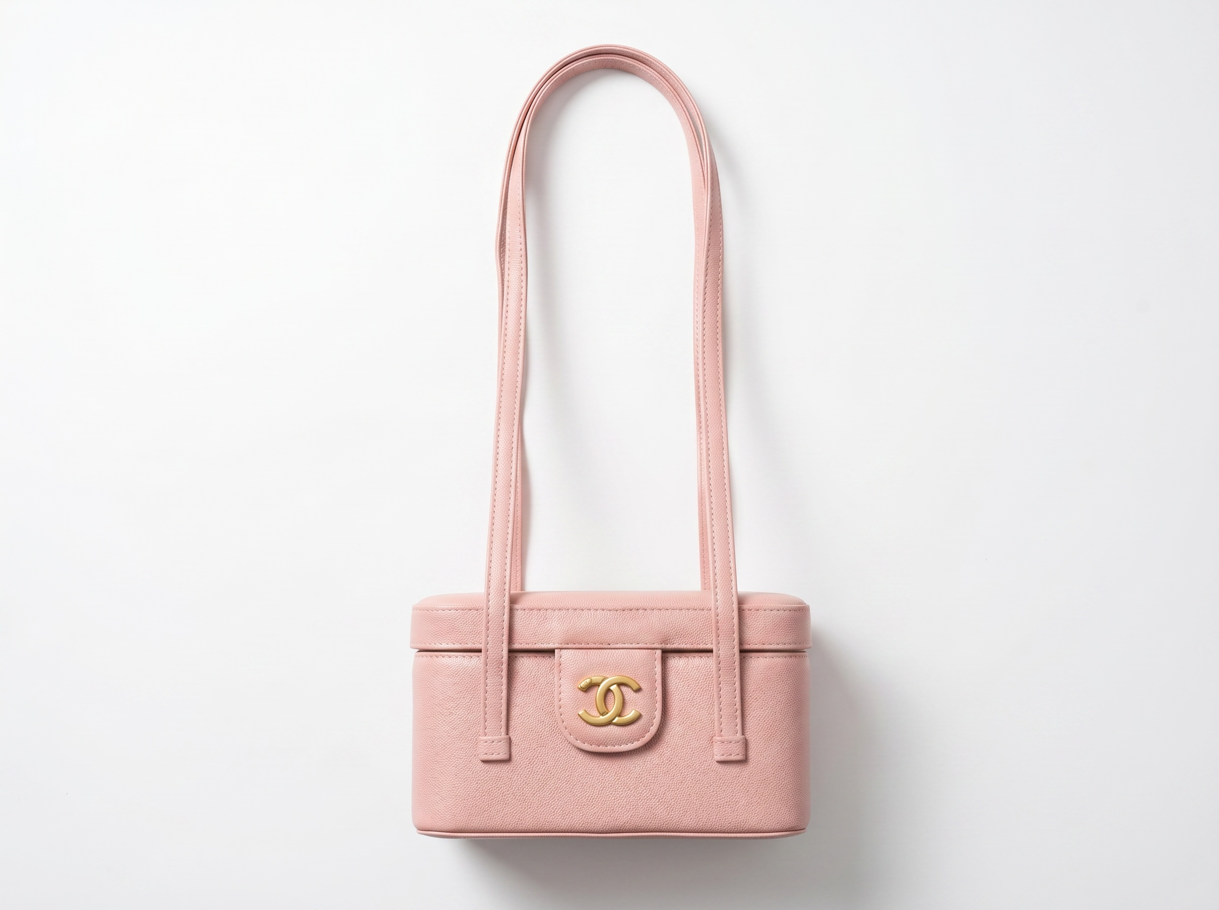 ๐ธ Chanel Pink Vintage Vanity Shoulder Bag ๐ธ