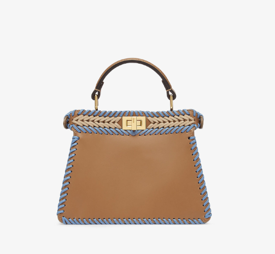 FENDI Woven Mini Top Handle Bag 🤎✨ | Artisan Statement Piece