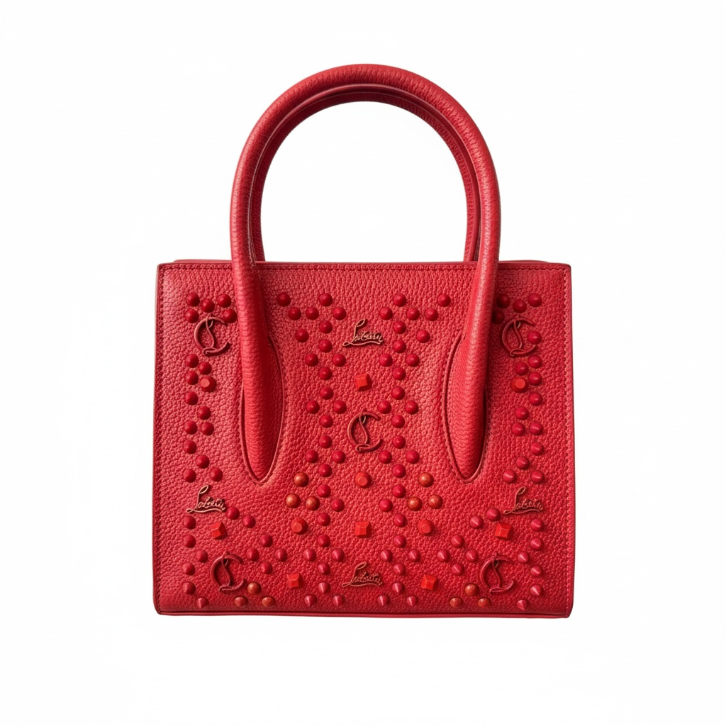 Christian Louboutin Red Top Handle Bag ❤️✨ | Statement Luxury Icon