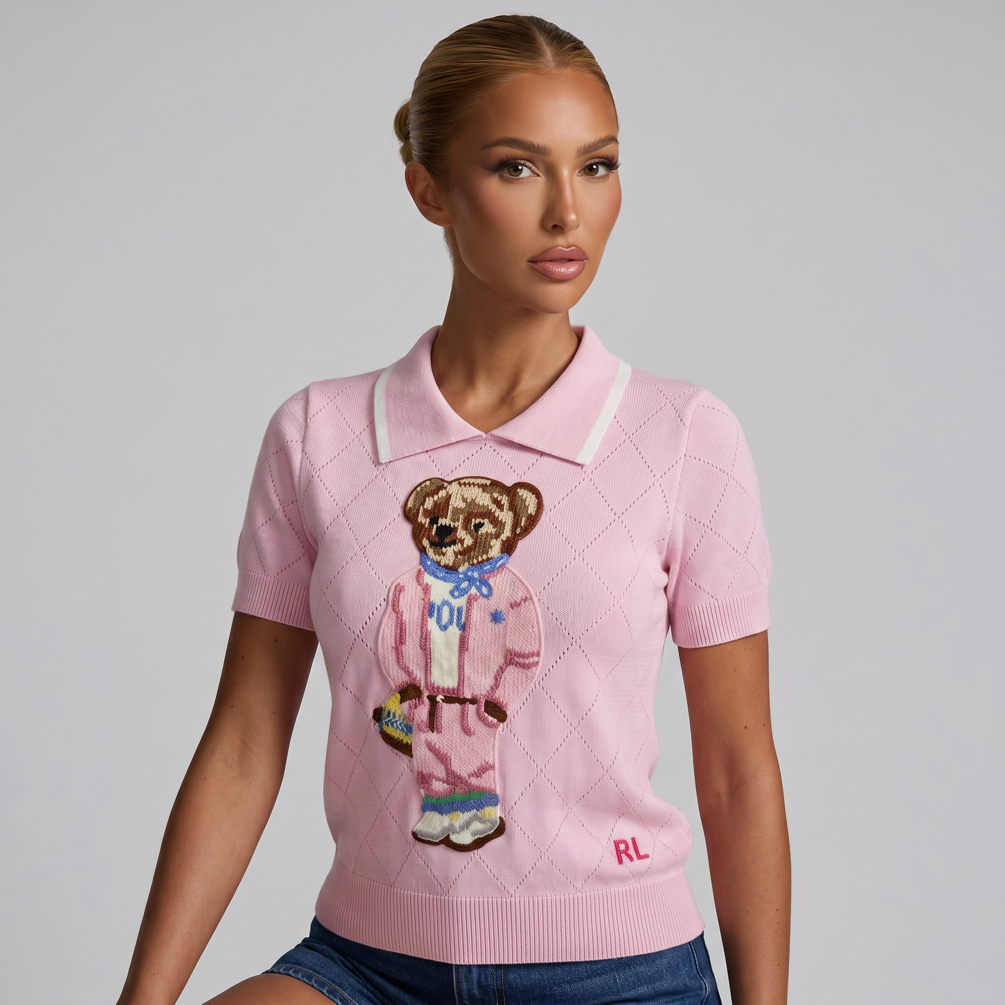 Polo Ralph Lauren Polo Bear Knit Polo 💗🧸