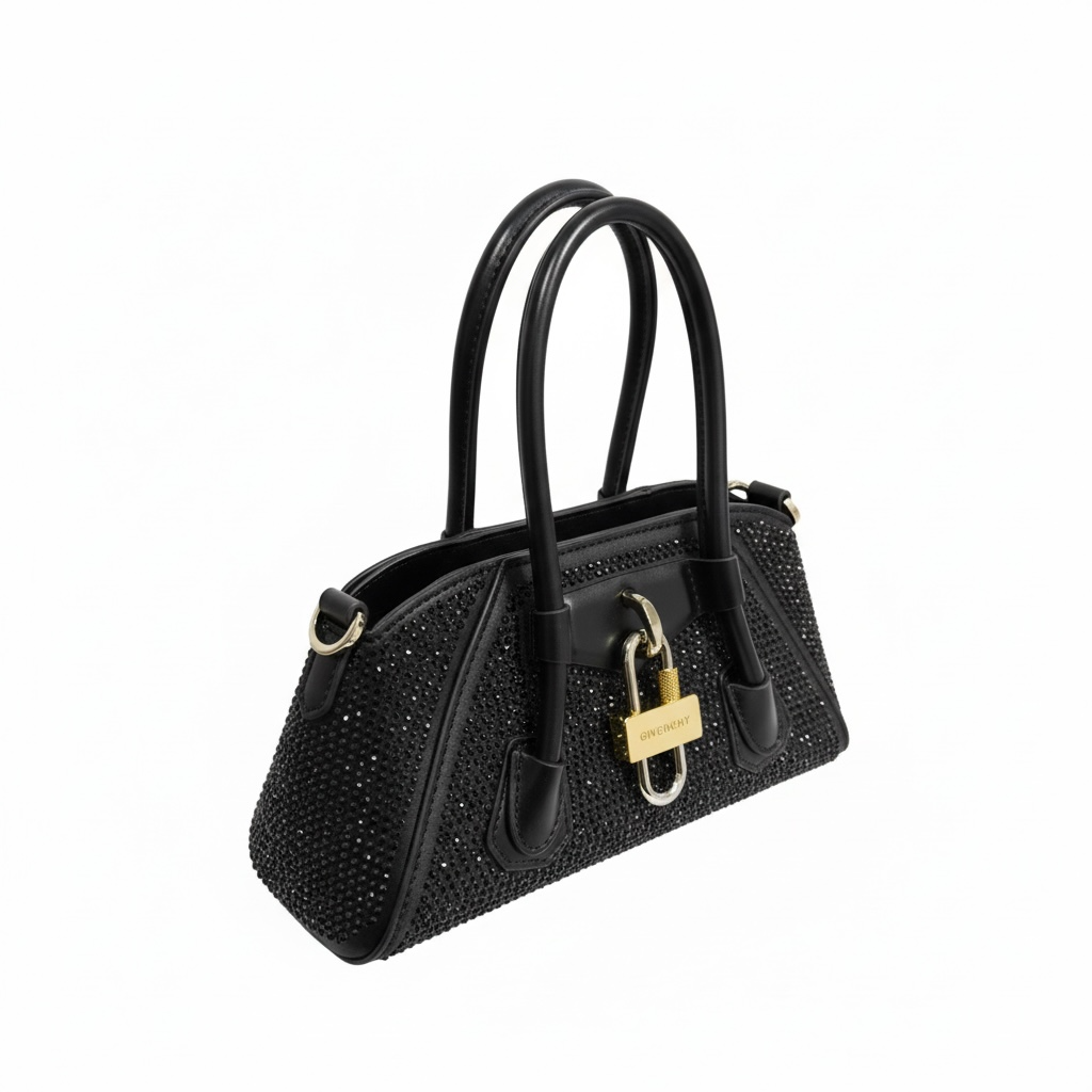 Givenchy Crystal-Embellished Mini Top Handle Bag 🖤✨💎