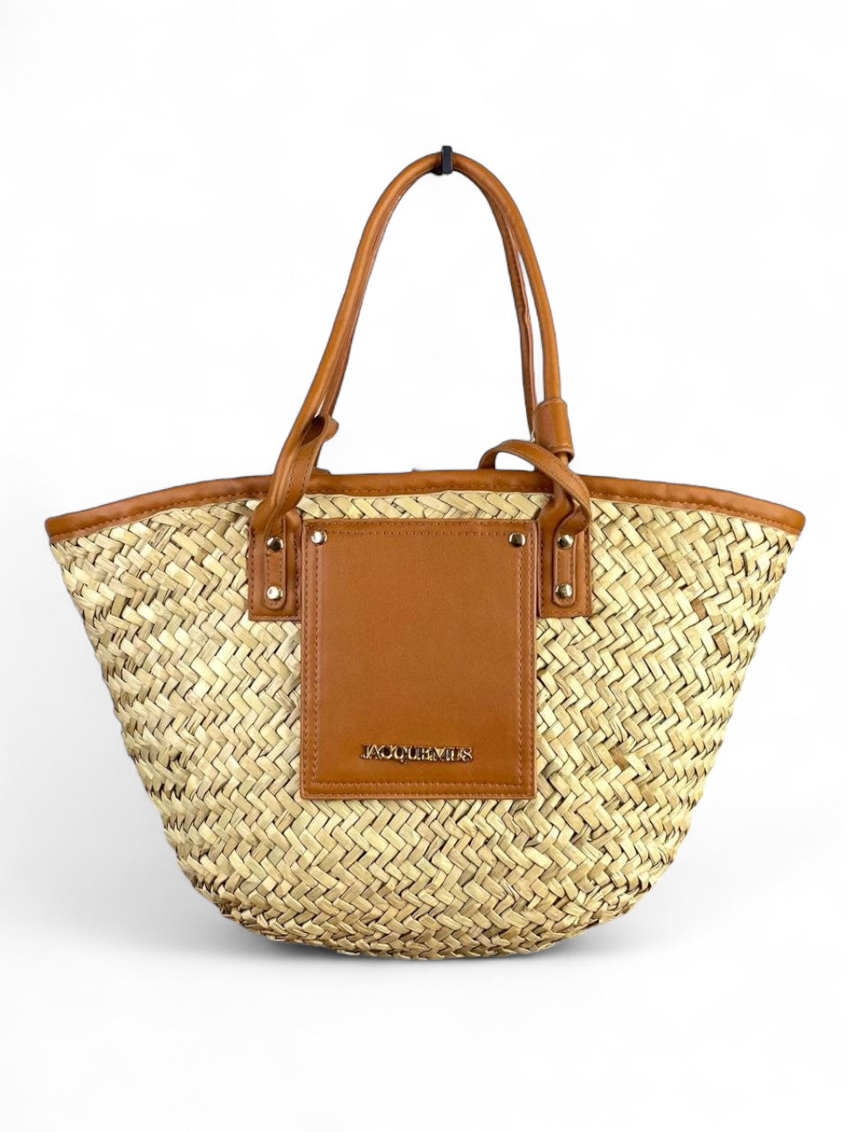 Jacquemus Le Panier Soleil Tote – Natural Elegance with a Modern Edge(28x40)