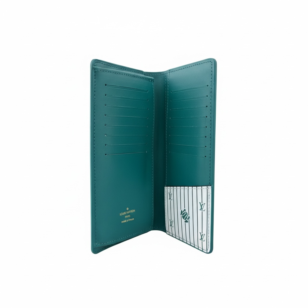 Louis Vuitton Epi Leather Long Wallet – Green 💚✨