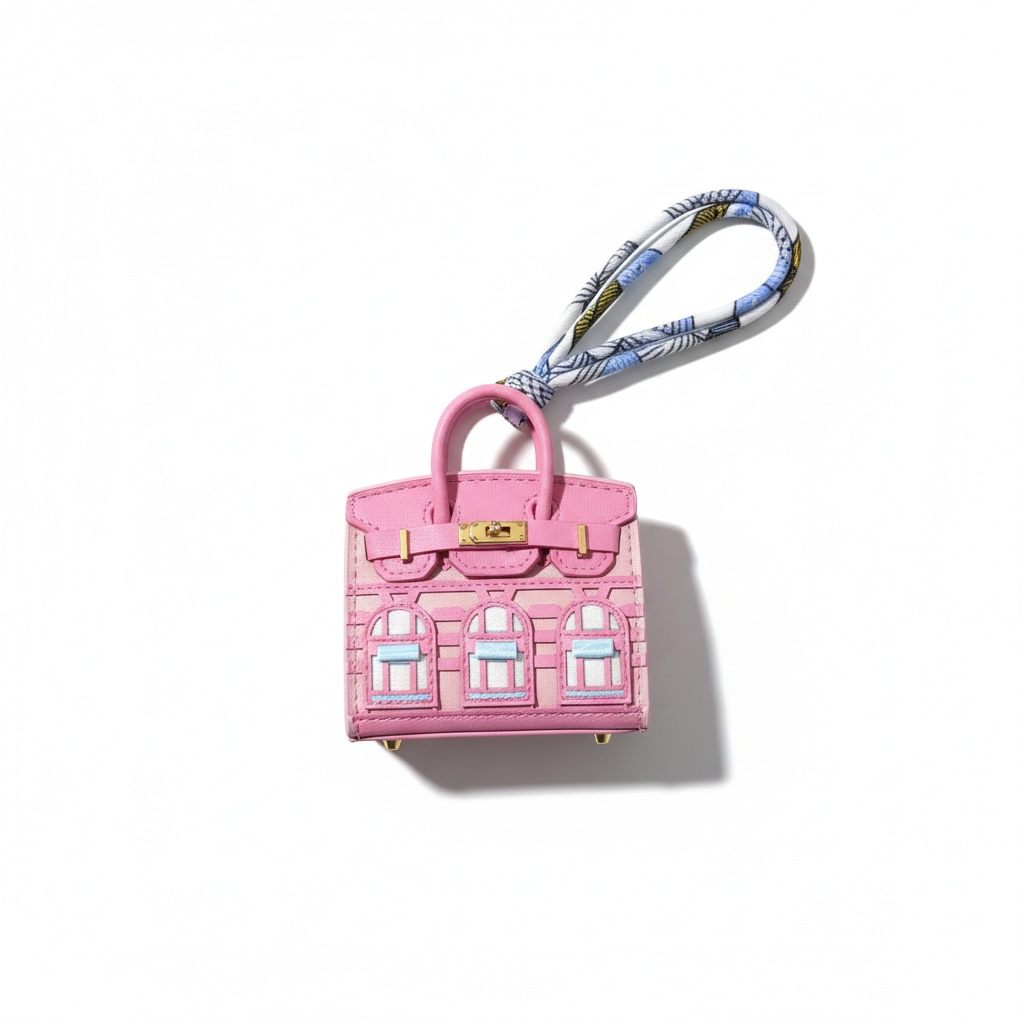Hermès Mini Kelly BagCharm 💗✨ | Luxury Key Holder