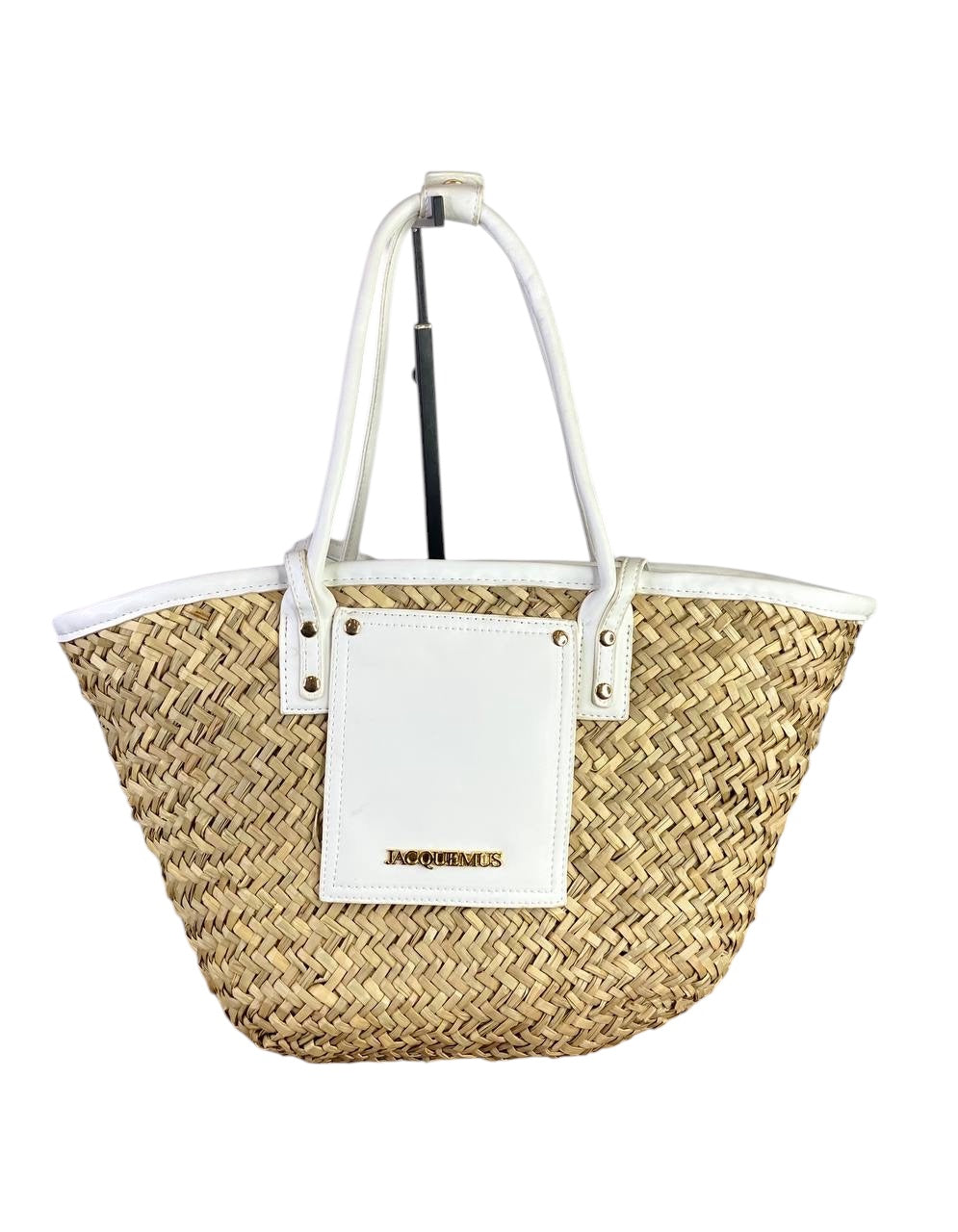 Jacquemus Le Panier Soleil Tote – Natural Elegance with a Modern Edge(28x40)