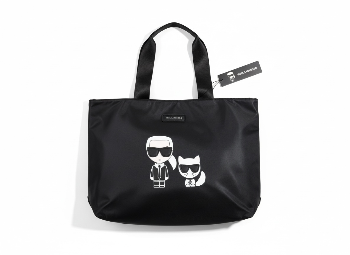KARL LAGERFELD Icon Tote 🖤🕶️ | Karl & Choupette Everyday Bag