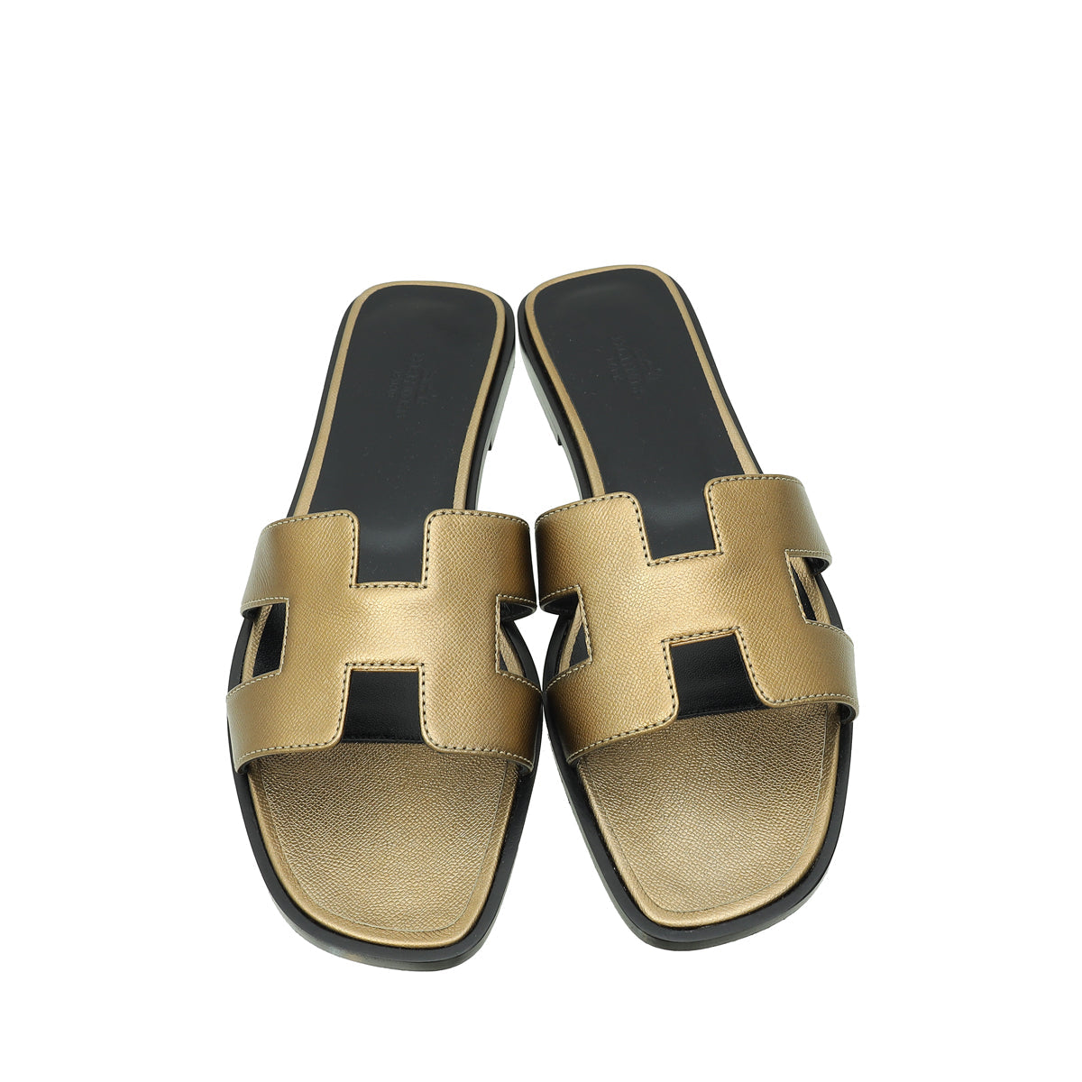 HERMÈS Inspired Metallic H Sandals ✨🤎 | Gold Luxe Edition