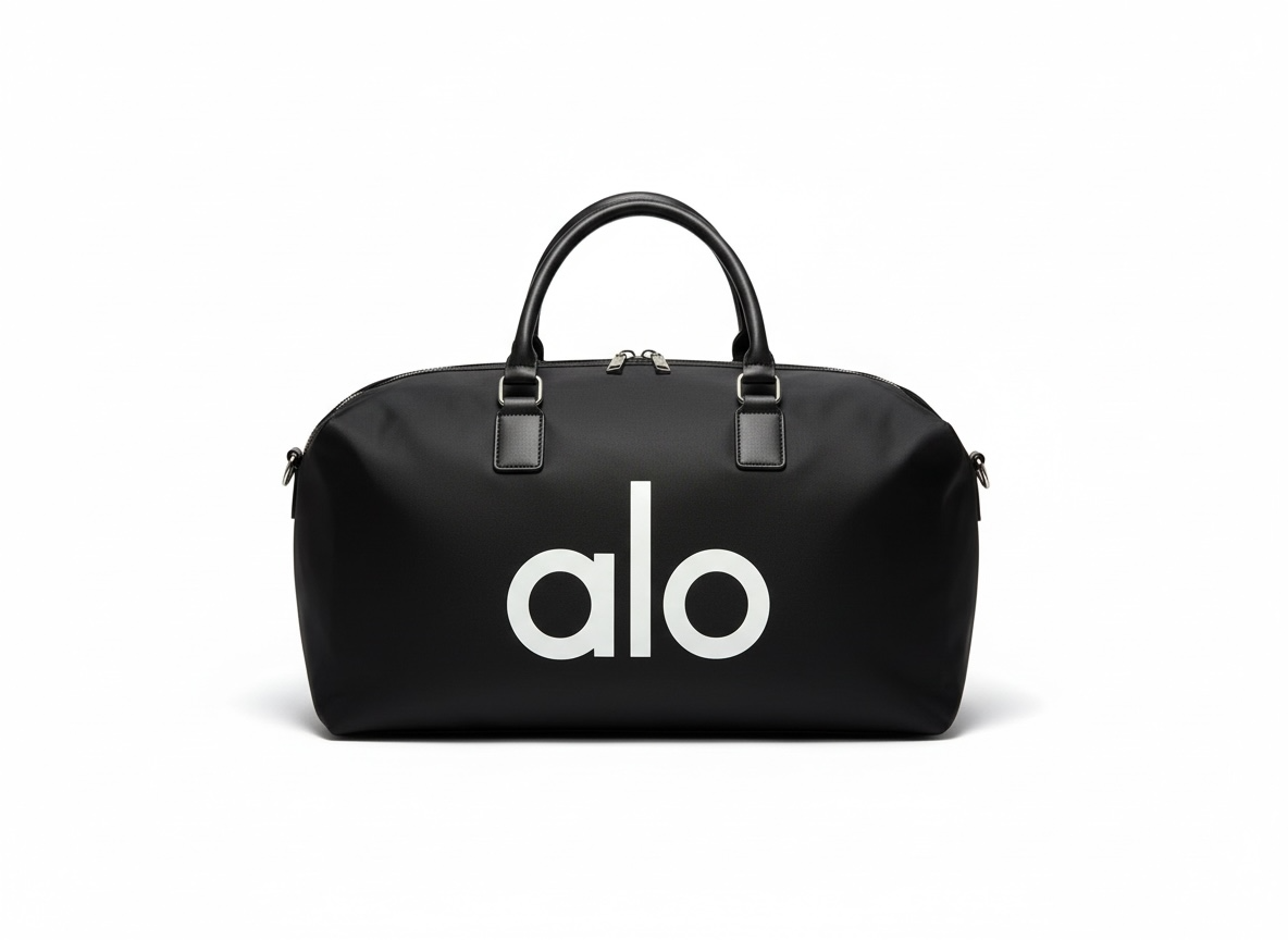 ALO Black Travel Duffel Bag 🖤✈️ | Minimal Sport Luxury