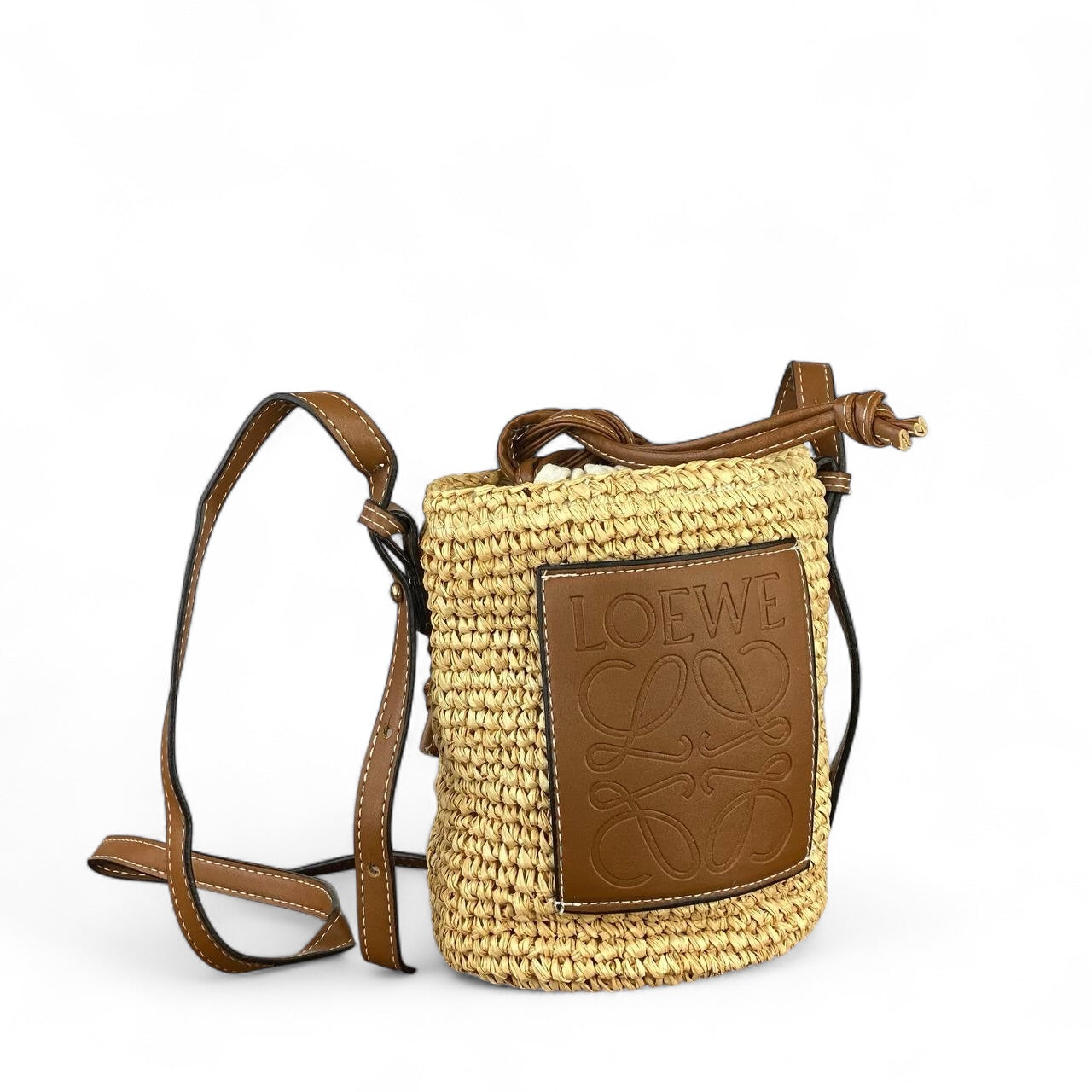 Loewe Small Raffia Crossbody – Artisanal Charm, Everyday Luxury (19x15)