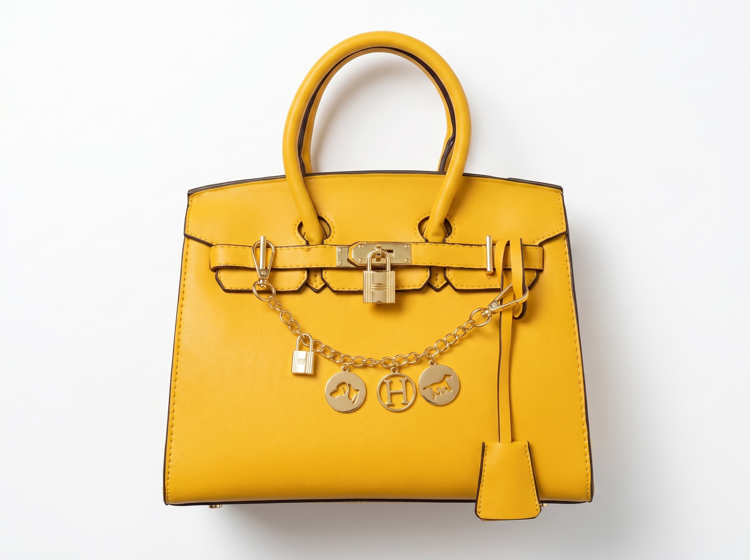 💛 Hermès Birkin 25 Sunflower Yellow Leather Handbag