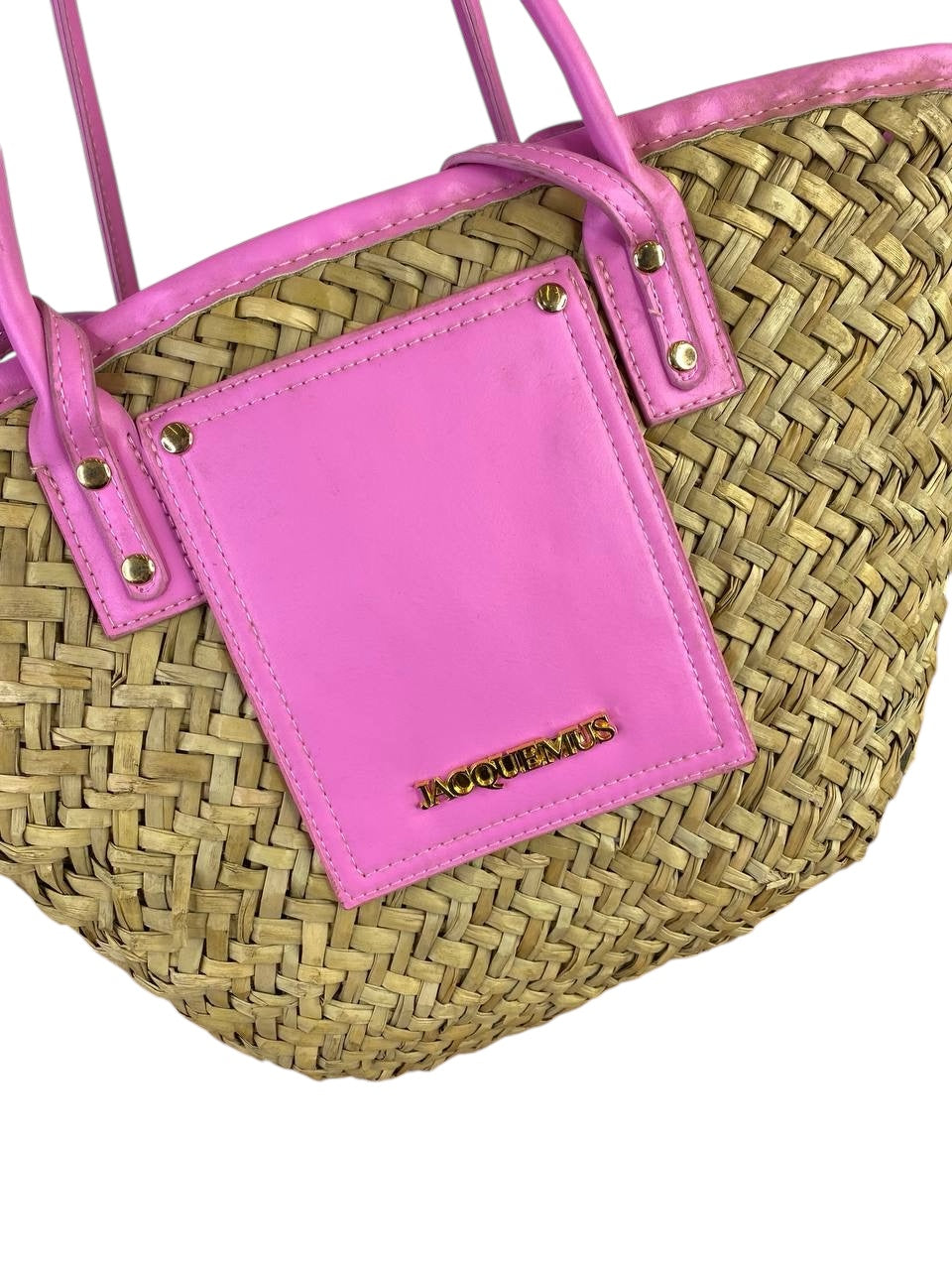 Jacquemus Le Panier Soleil Tote – Natural Elegance with a Modern Edge(28x40)