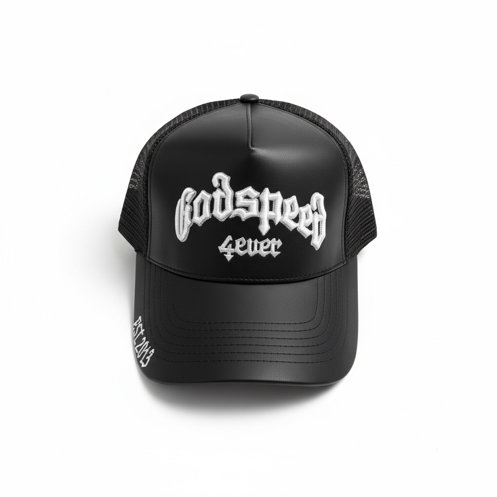 Godspeed 4Ever Black Trucker Cap š¤š§¢