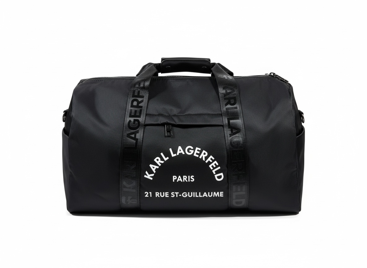 KARL LAGERFELD Paris Travel Duffle ๐คโ๏ธ | Signature Logo Edition