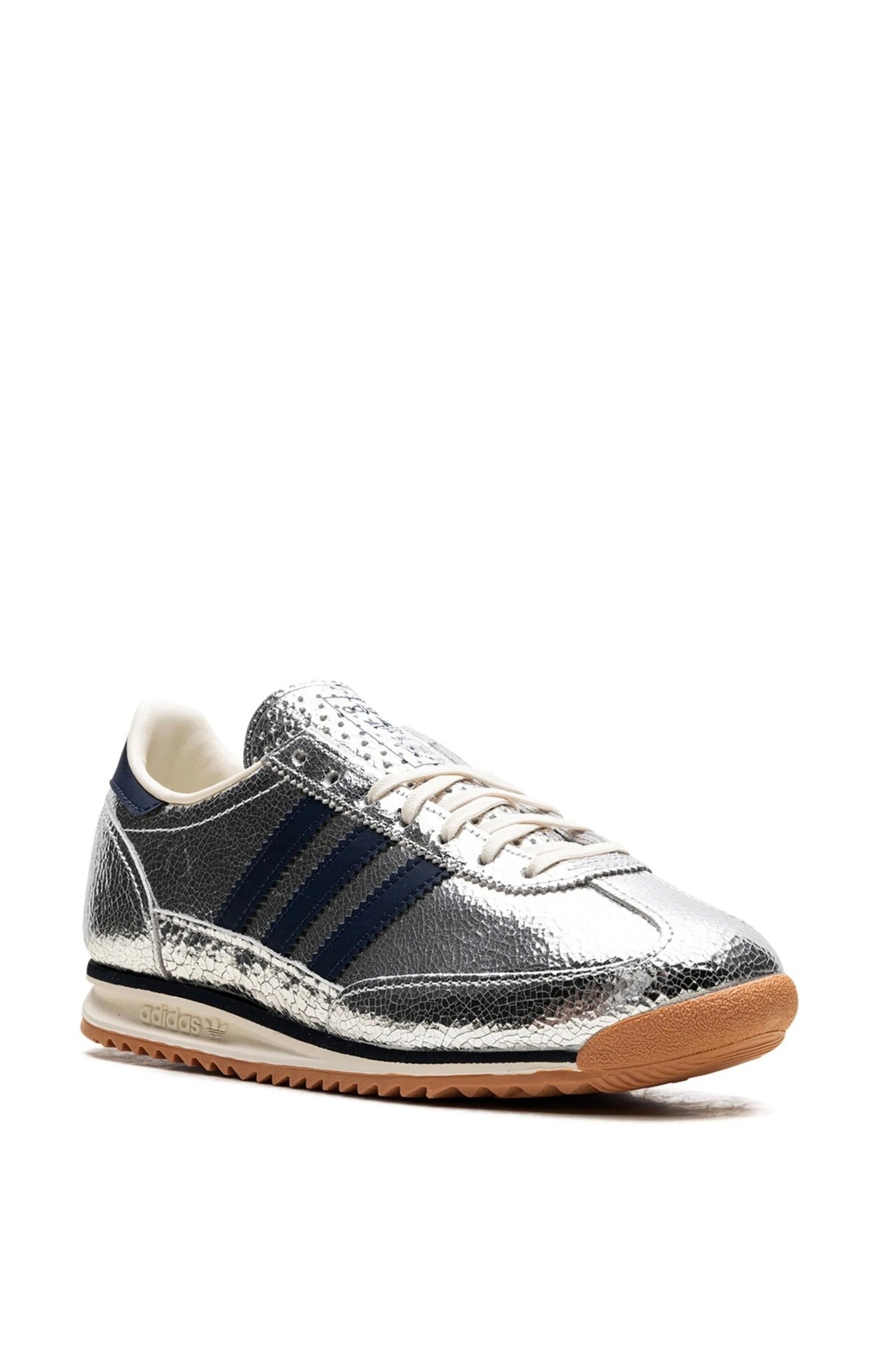 adidas SL 72 Metallic Silver Sneakers 👟✨🩶