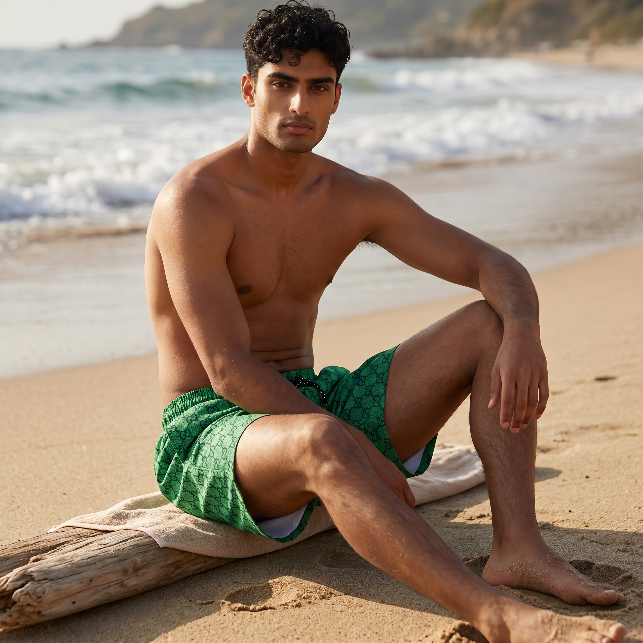 Gucci Monogram Swim Shorts – Emerald Green Edition 💚