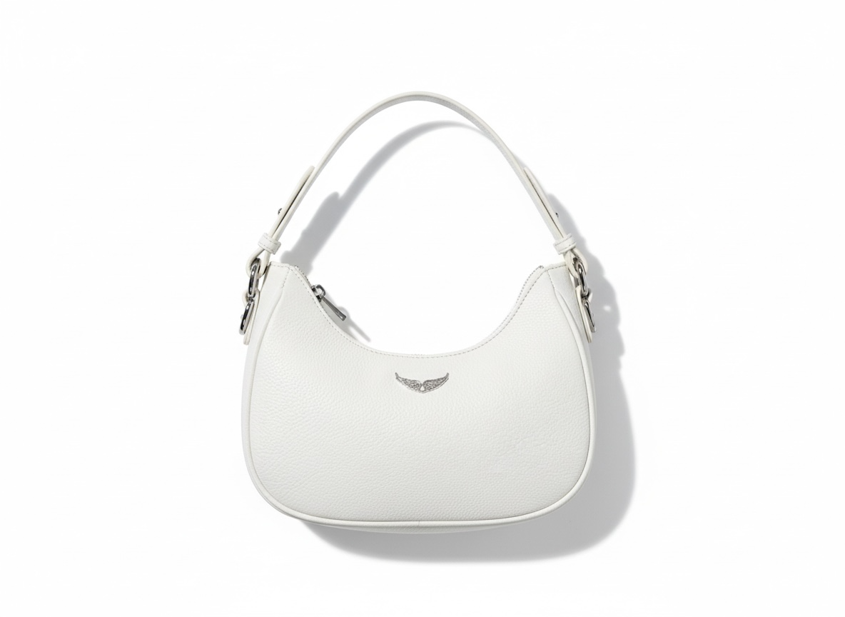 ZADIG & VOLTAIRE Leather Shoulder Bag 🤍✨ | Clean Minimal Icon