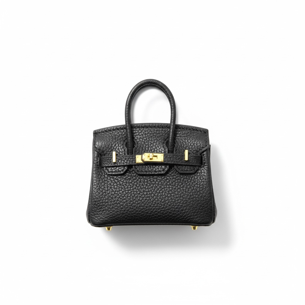 Hermès Mini Birkin BagCharm 🖤✨ | Luxury Key Holder