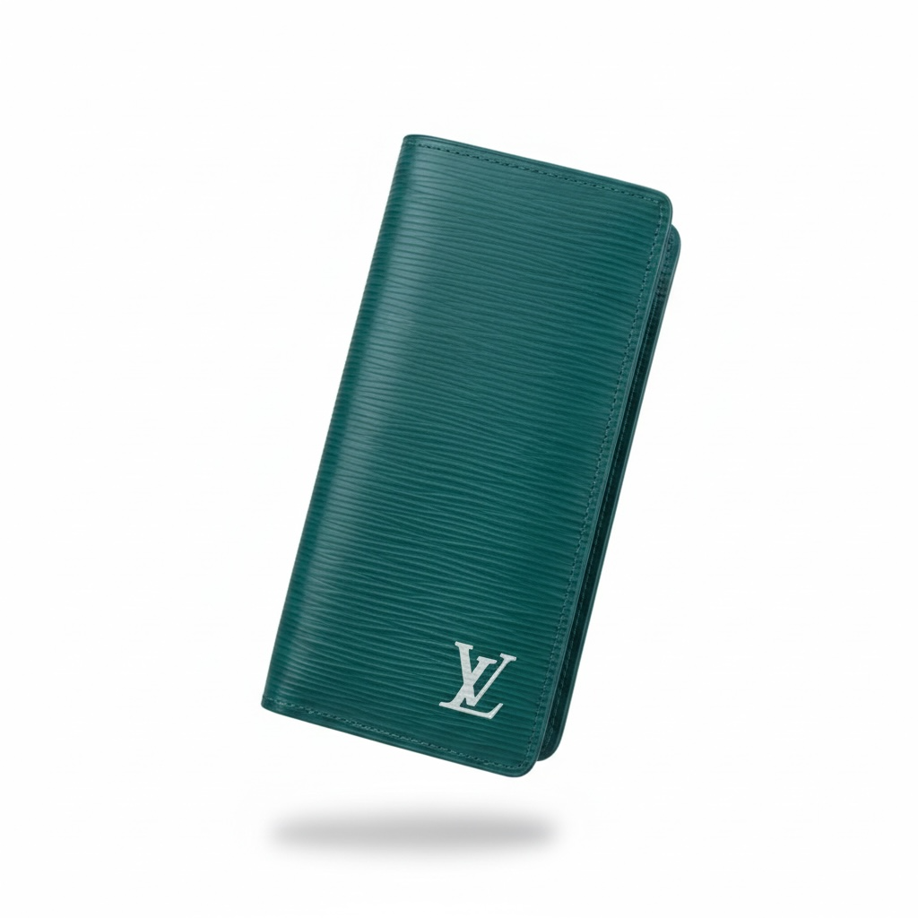 Louis Vuitton Epi Leather Long Wallet – Green 💚✨