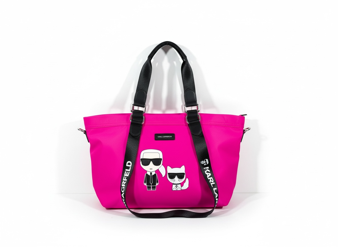 KARL LAGERFELD Icon Tote Bag 💖🕶️ | Karl & Choupette Edition